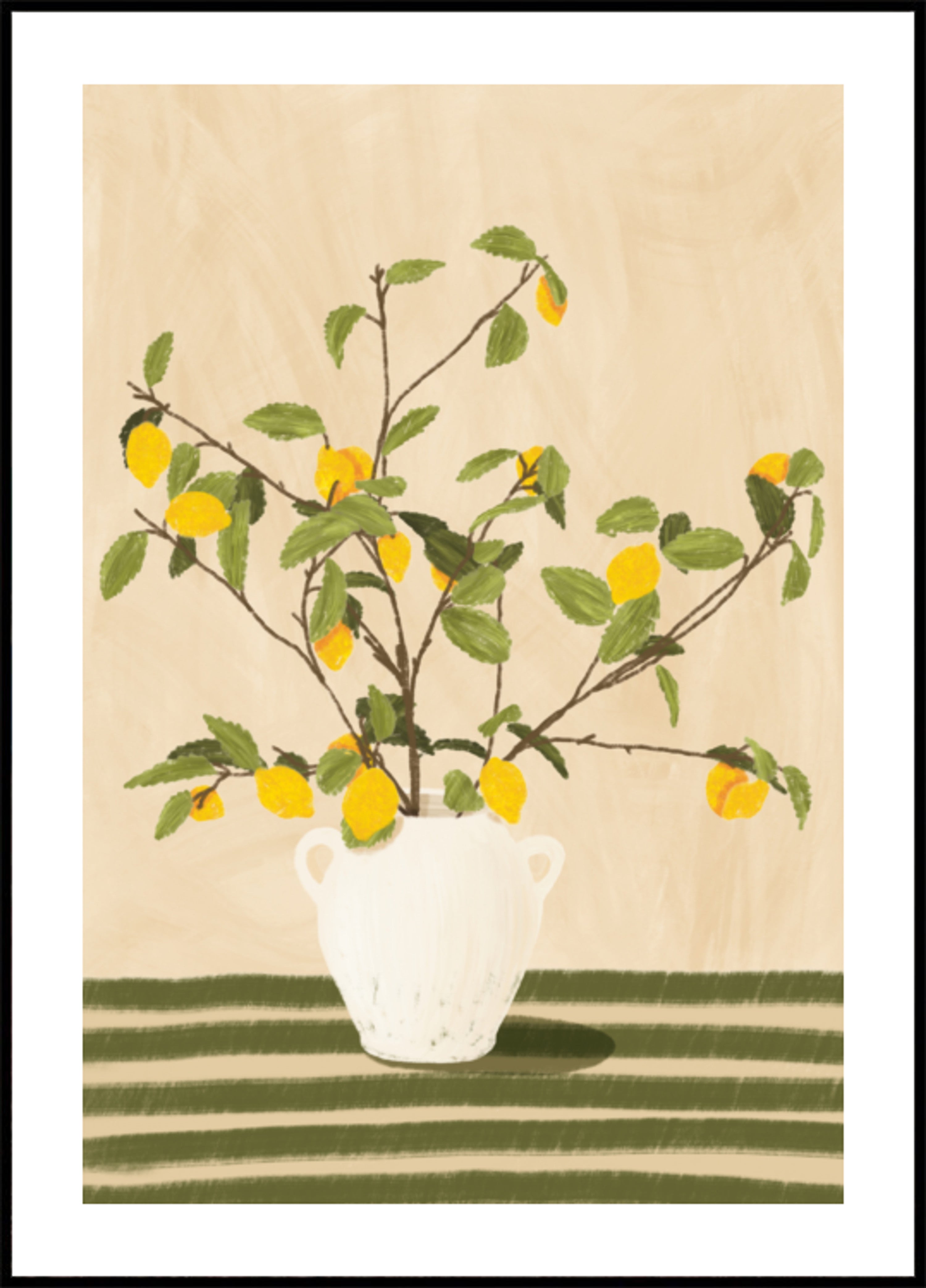 Nature Morte Au Citronnier
