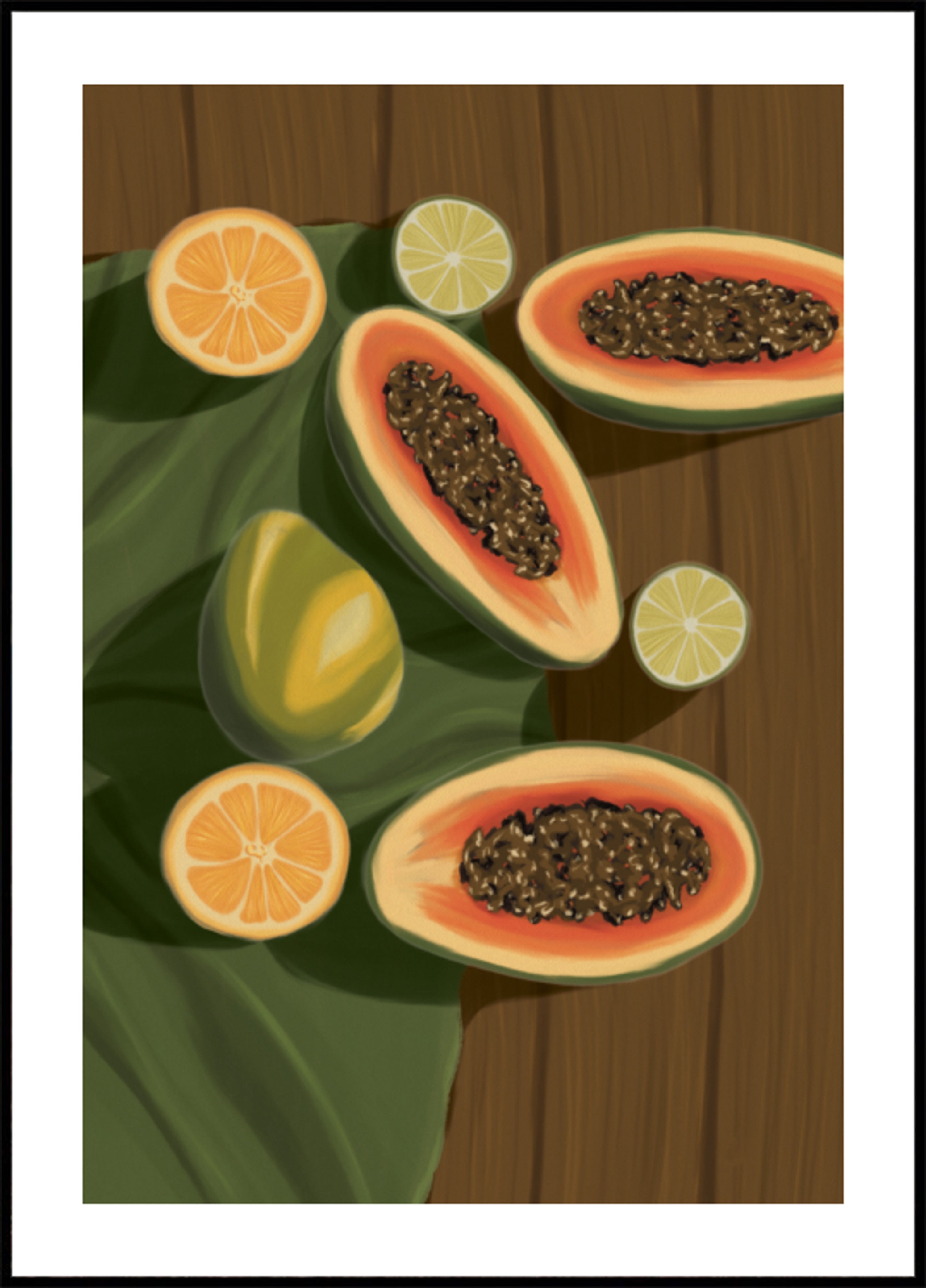 Fruits tropicaux vibrants