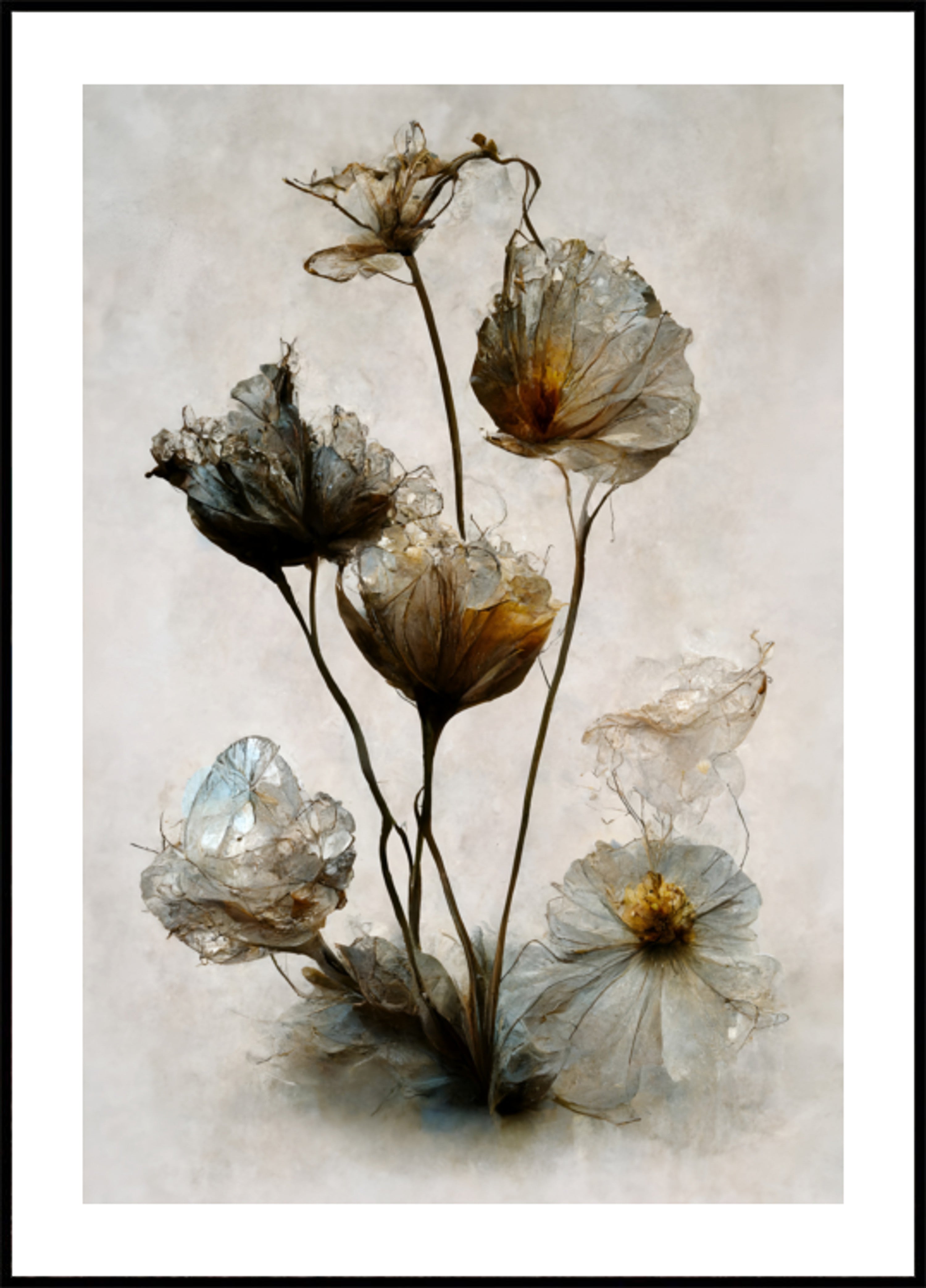 Fleurs éthérées