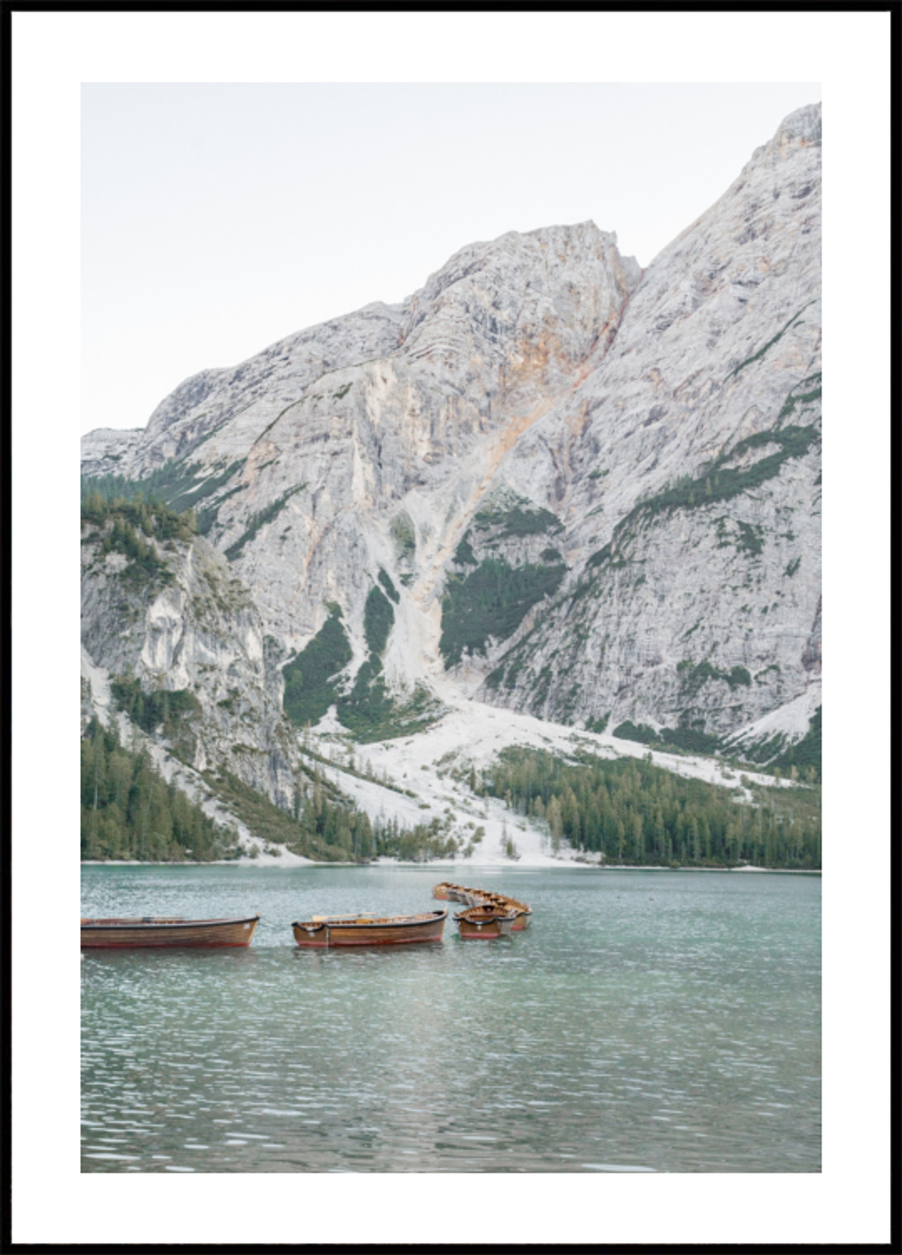Lac de montagne serein