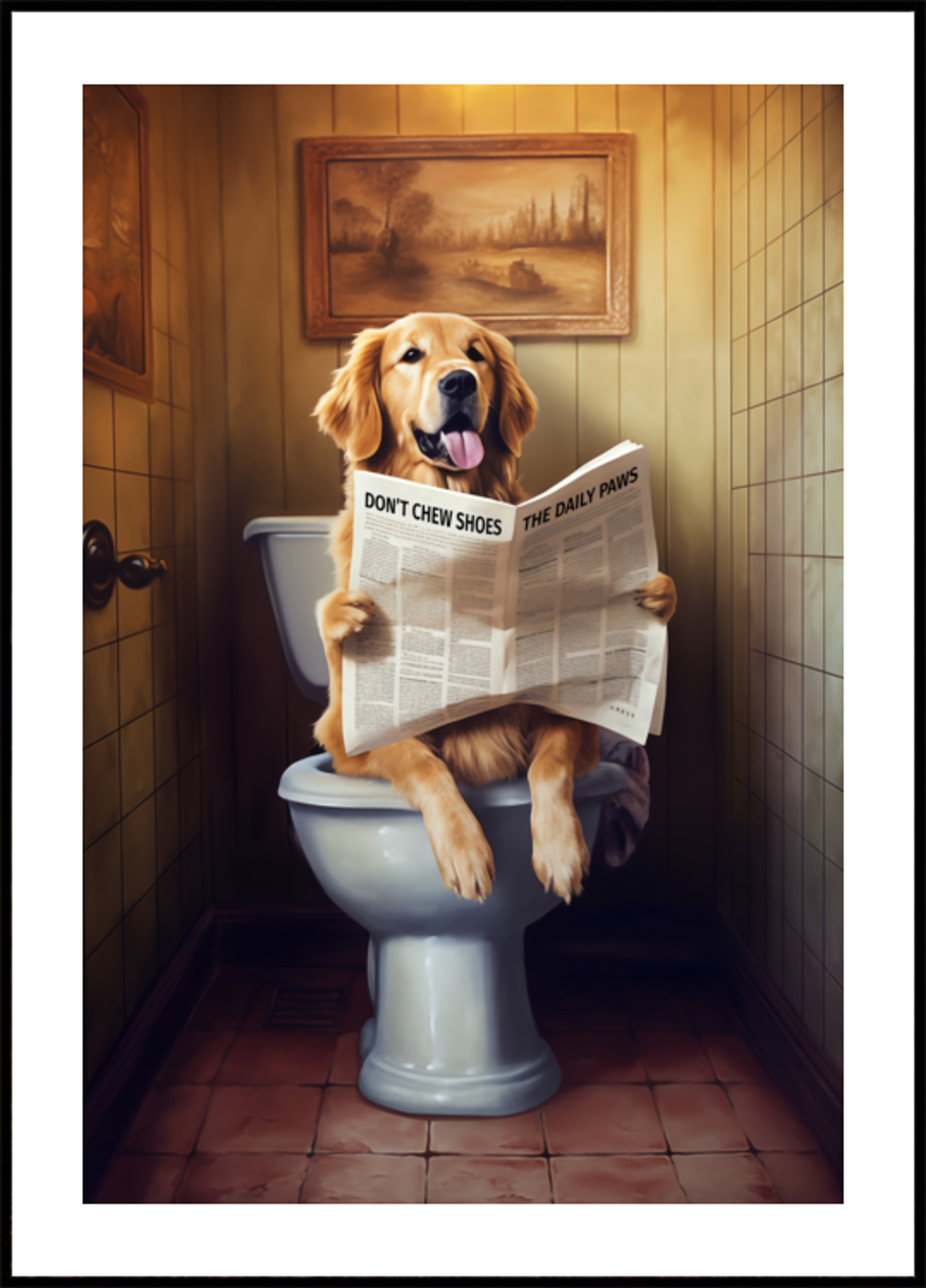 Journal de lecture de chien drôle