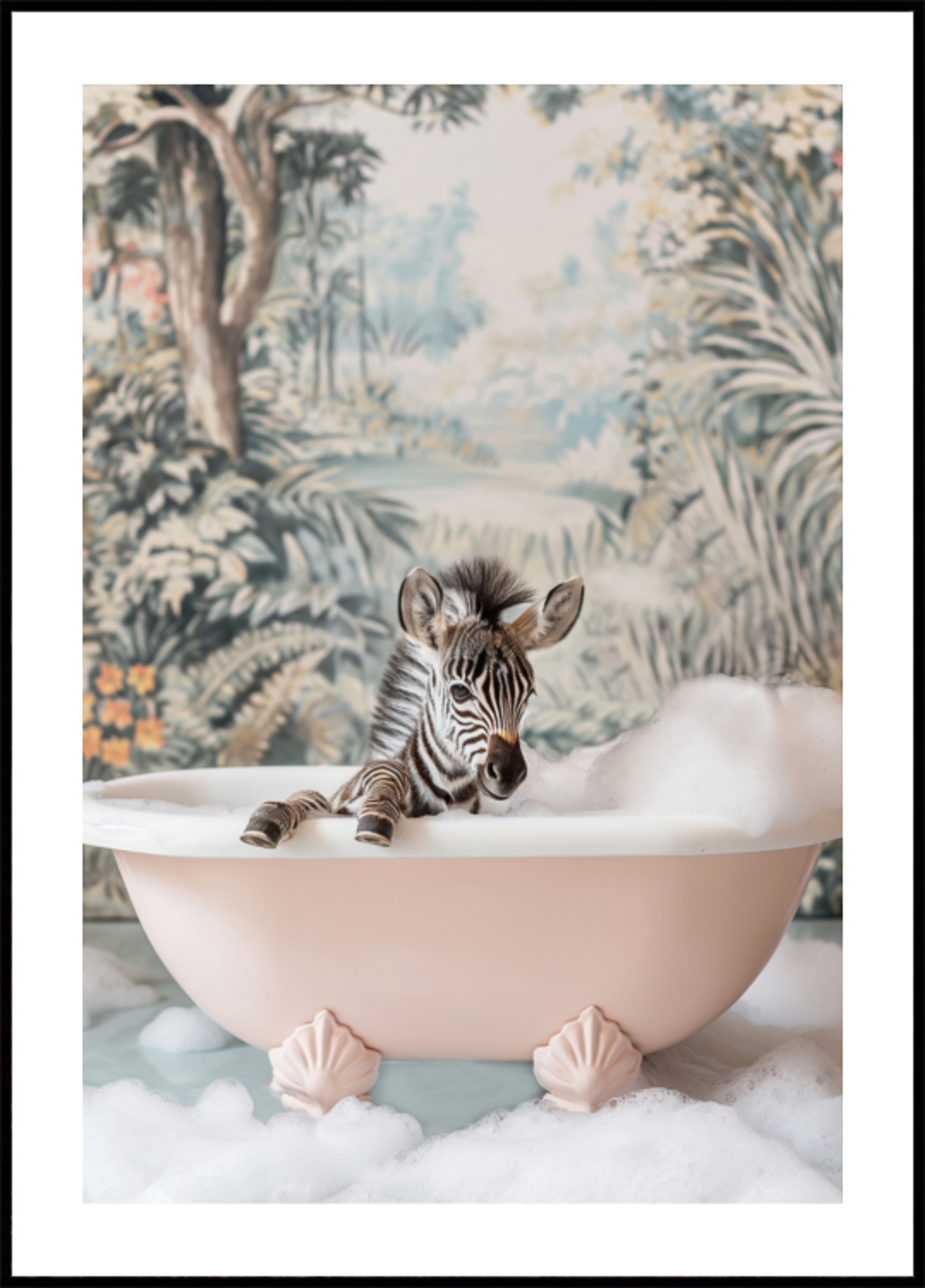 Bain moussant bébé zèbre