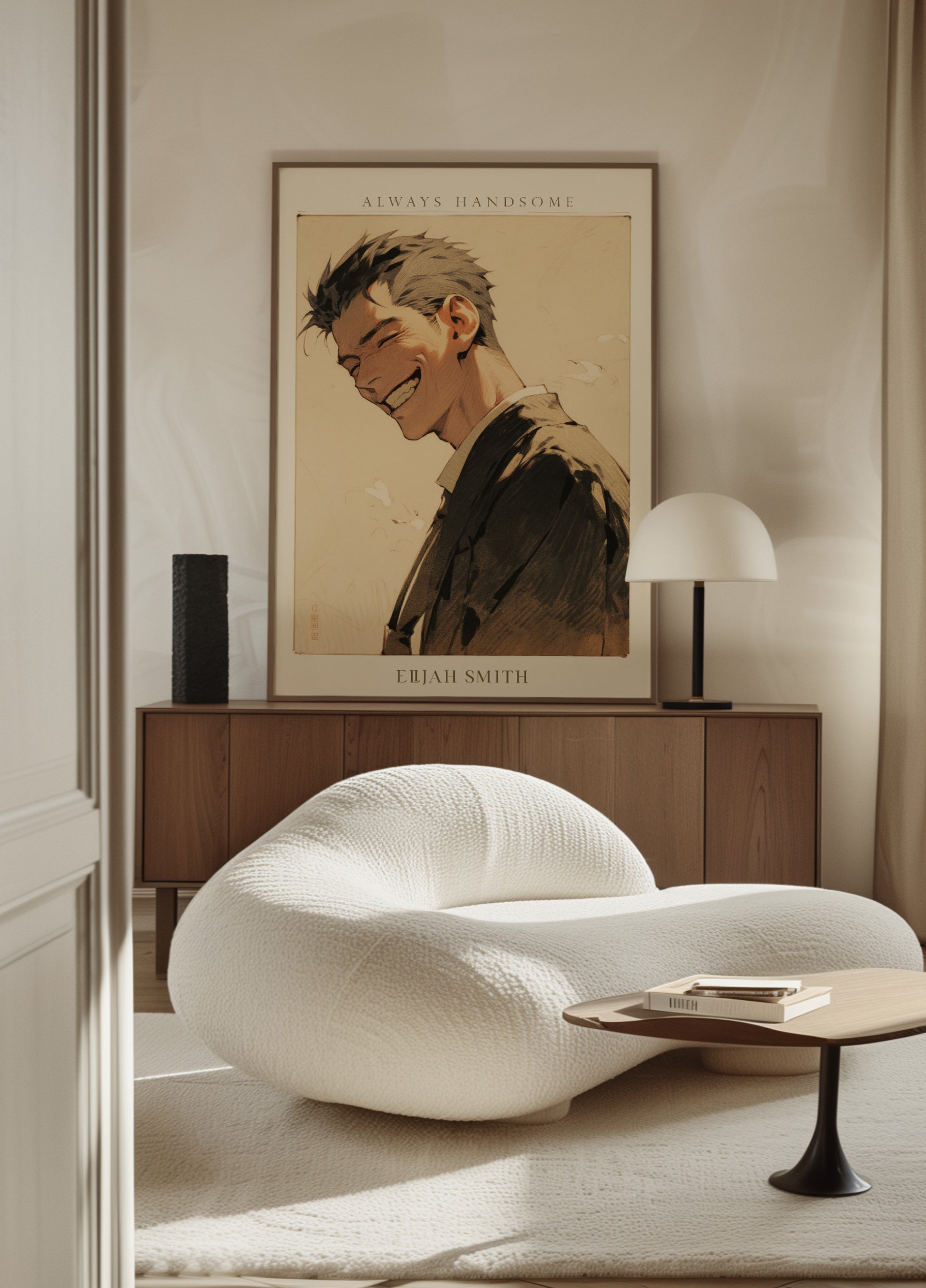 Portrait d'homme souriant