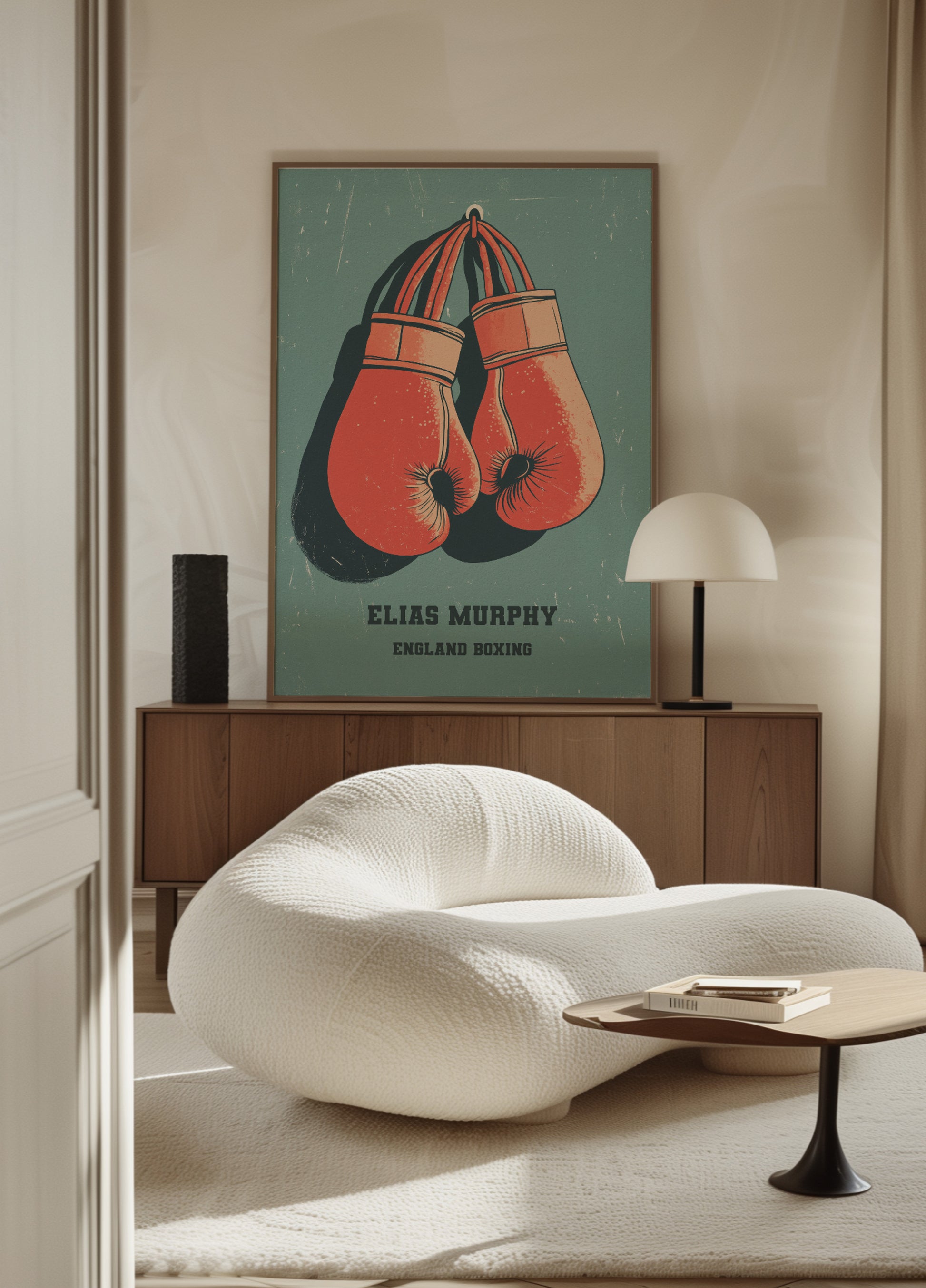 Gants de boxe vintage Poster