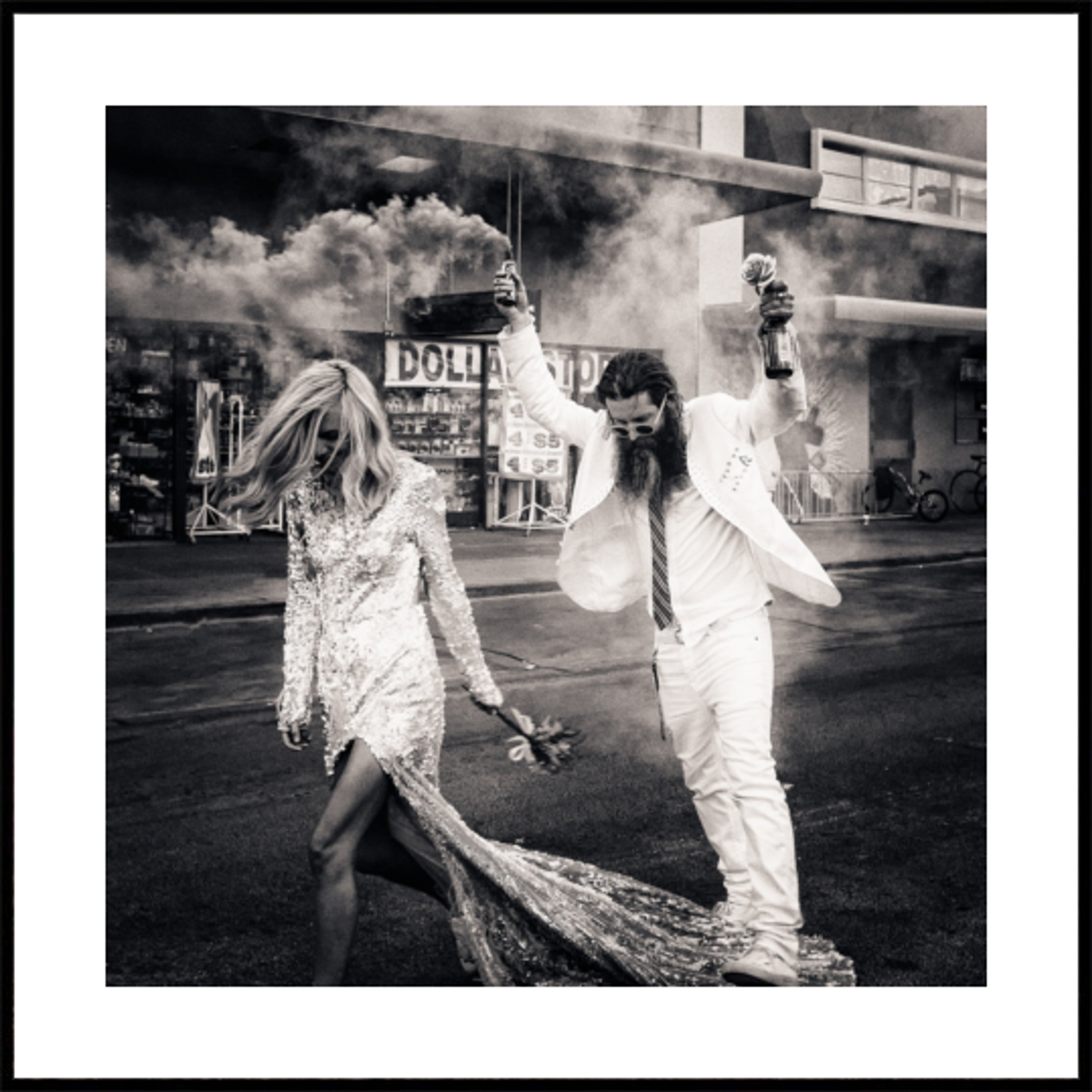 Mariage urbain audacieux