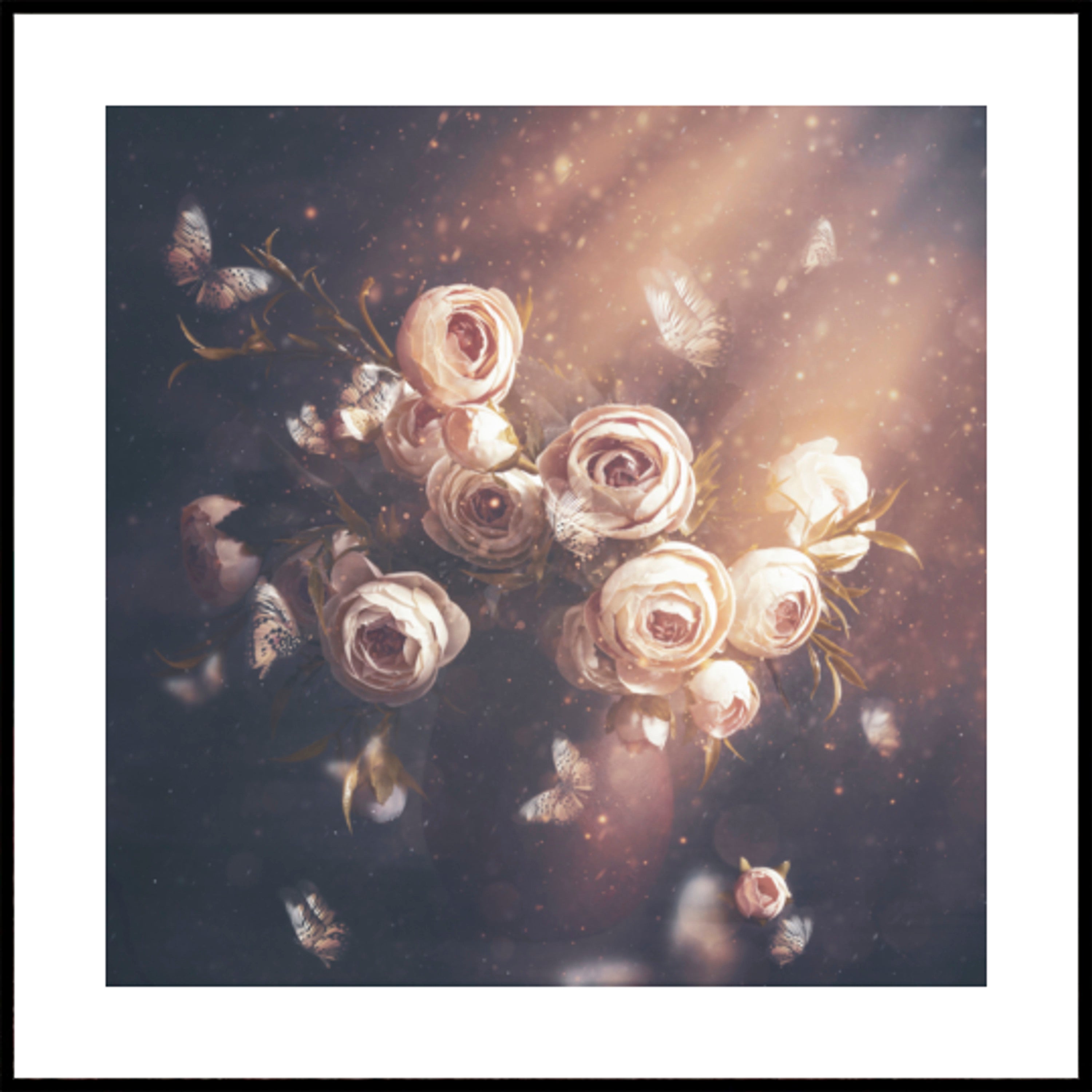 Papillons floraux rêveurs