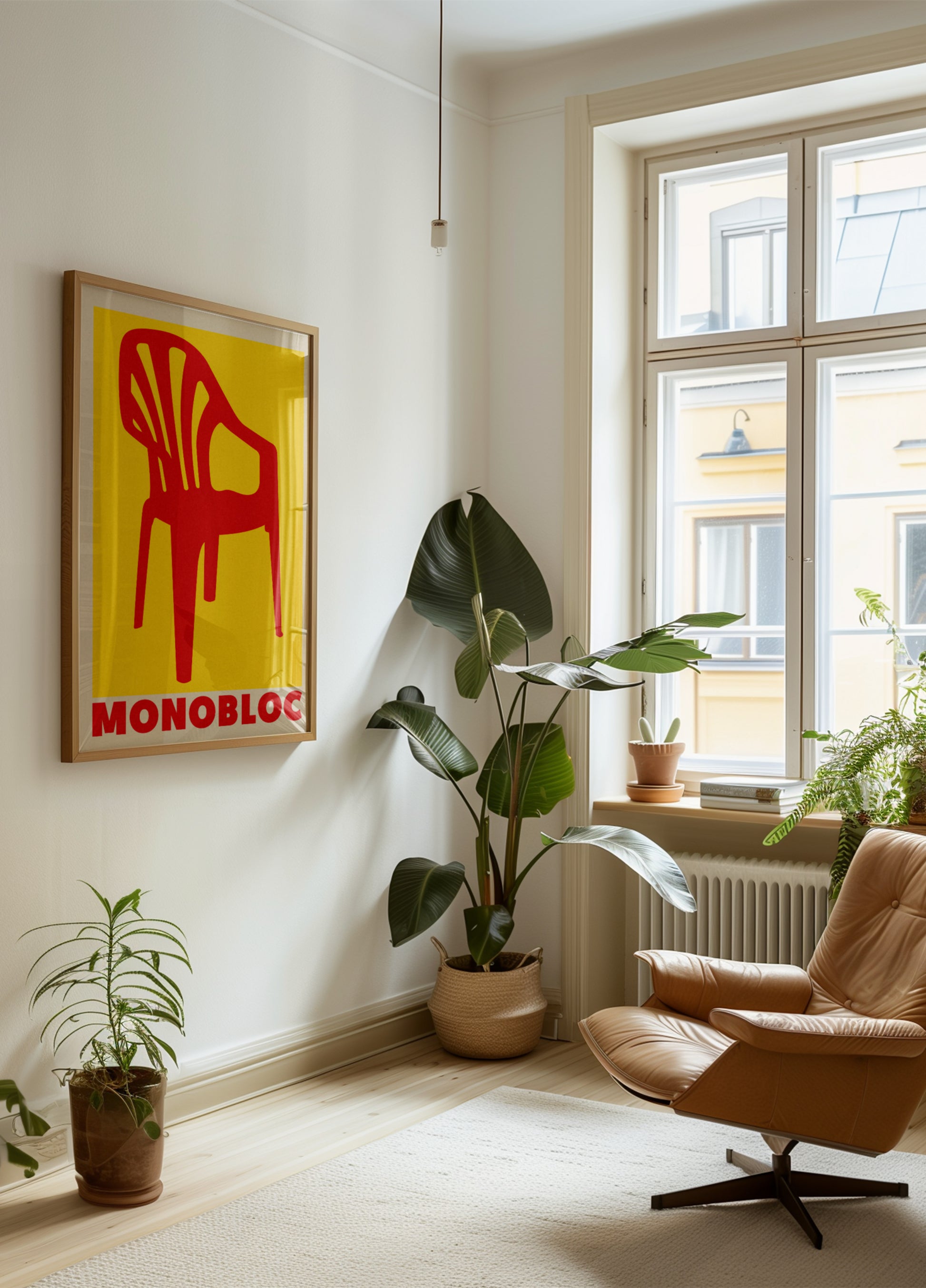 Chaise Monobloc Rouge