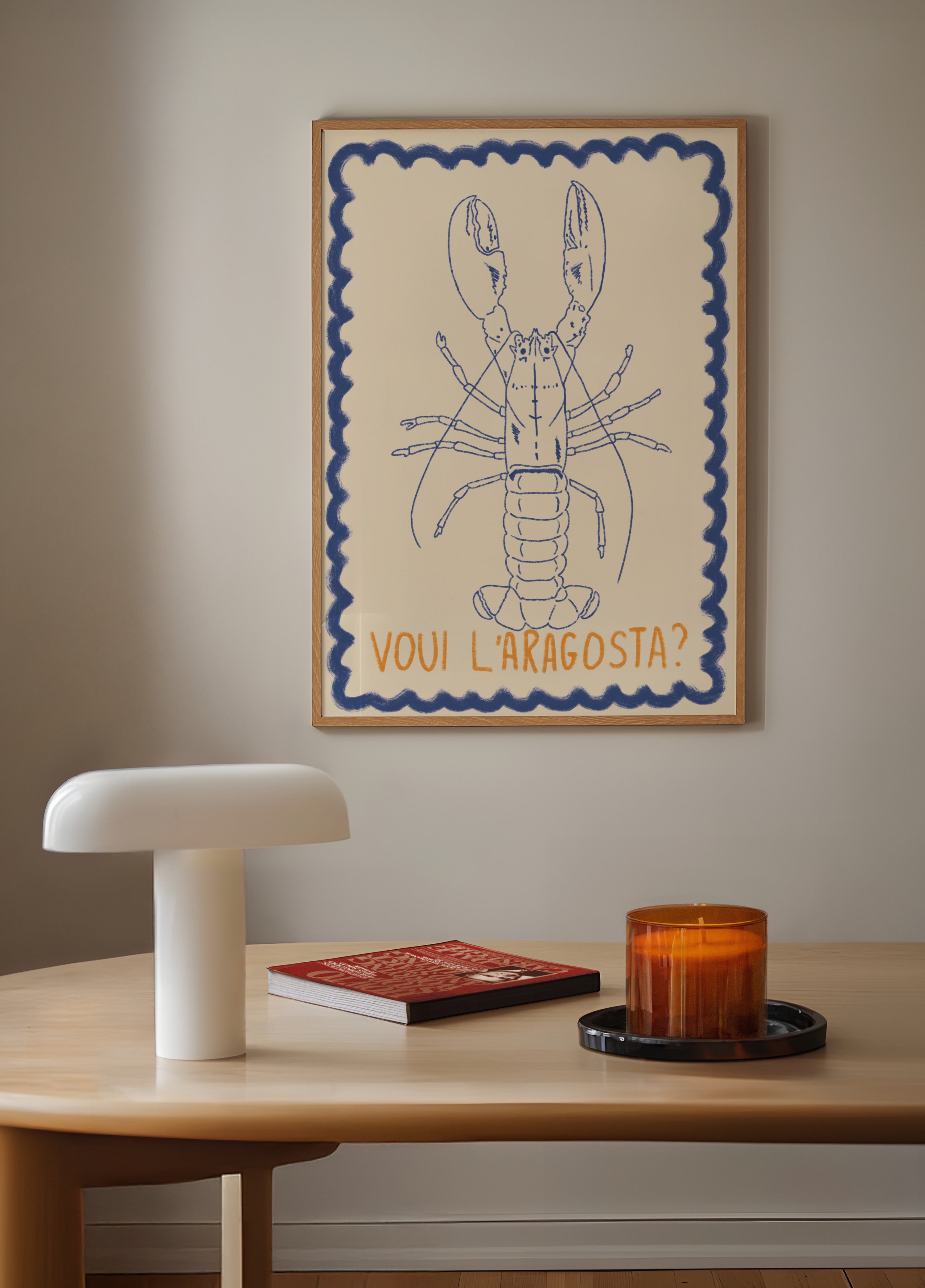 Dessin de homard italien