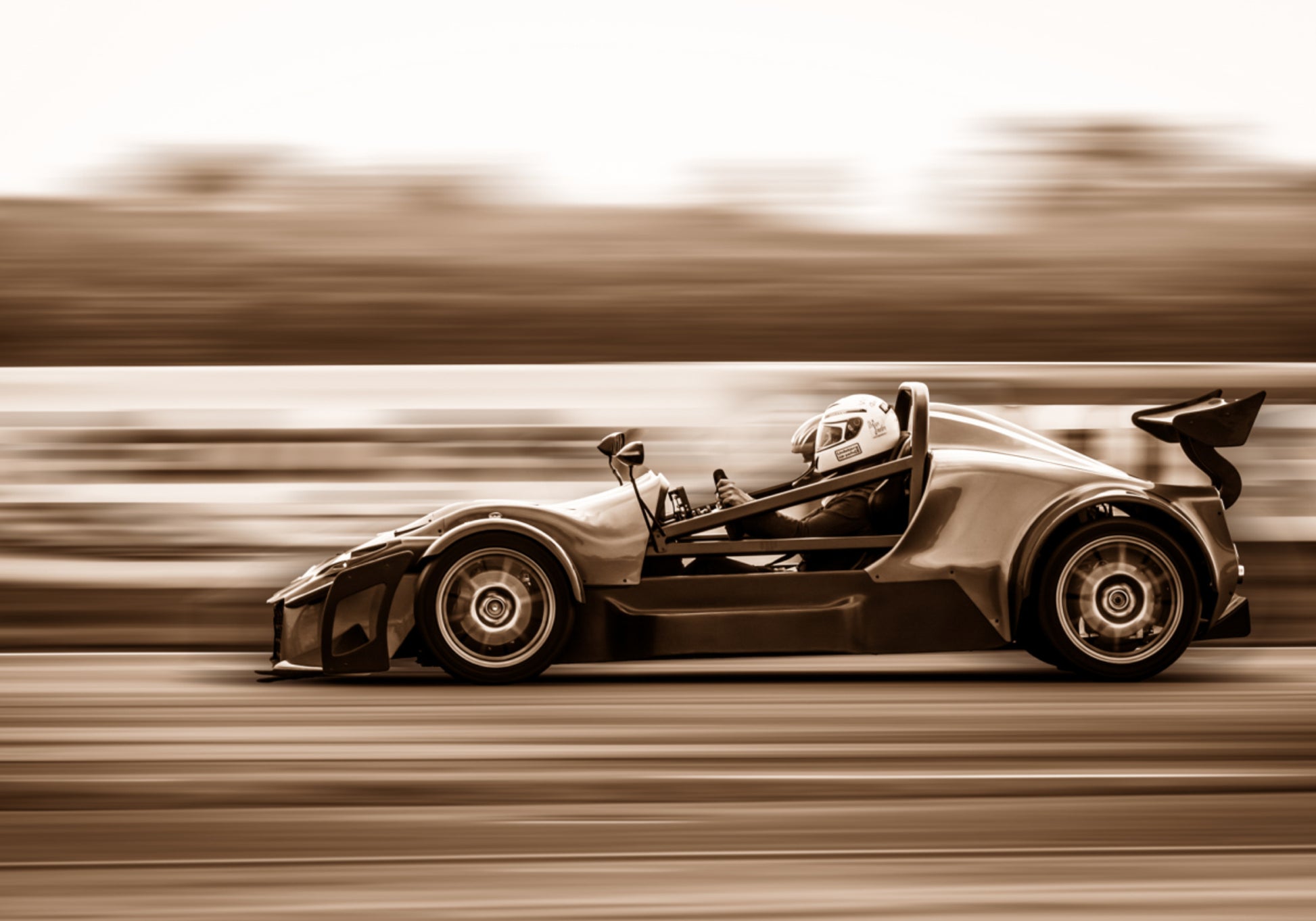 Voiture de course à grande vitesse
