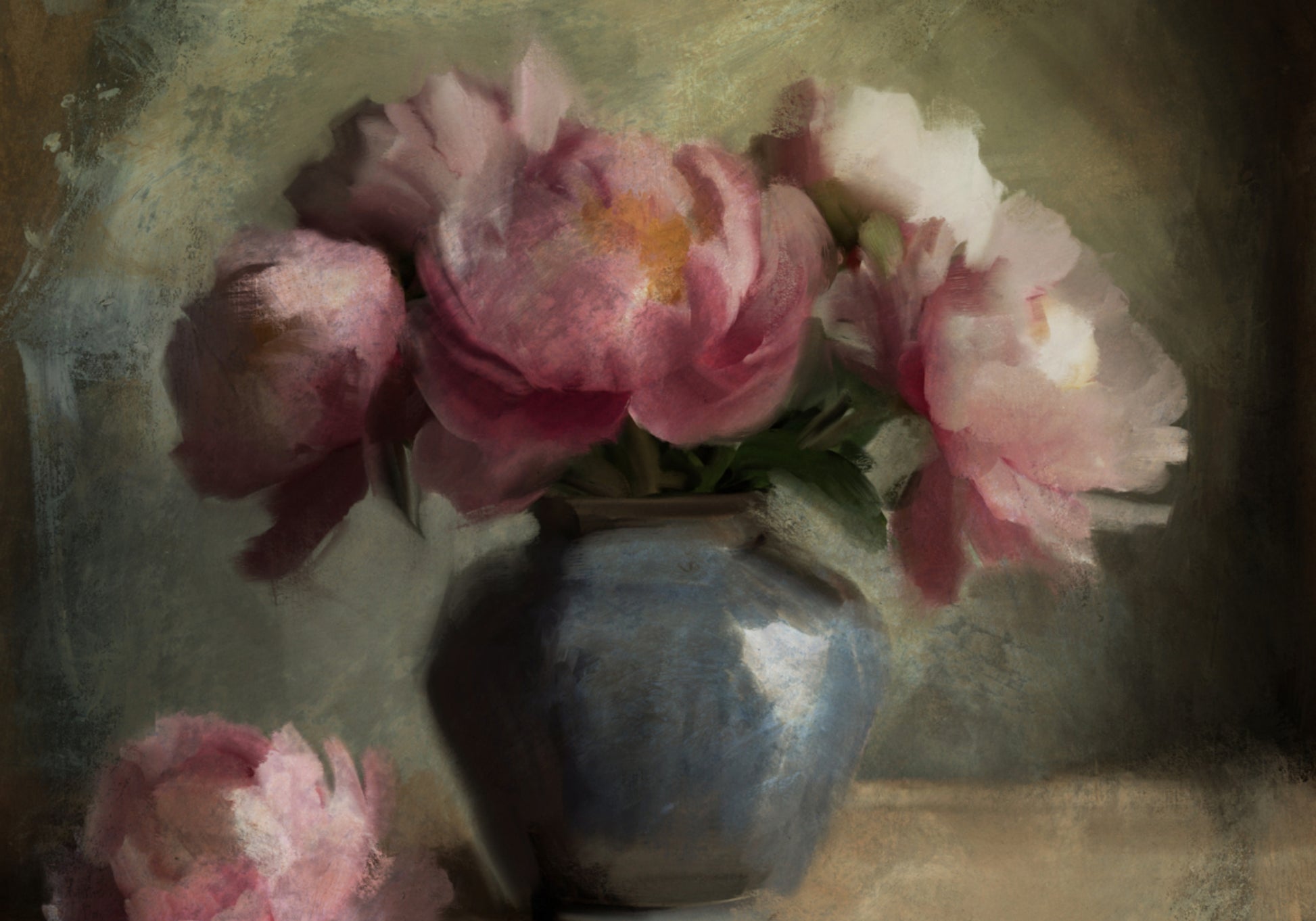 Pivoines À Rose