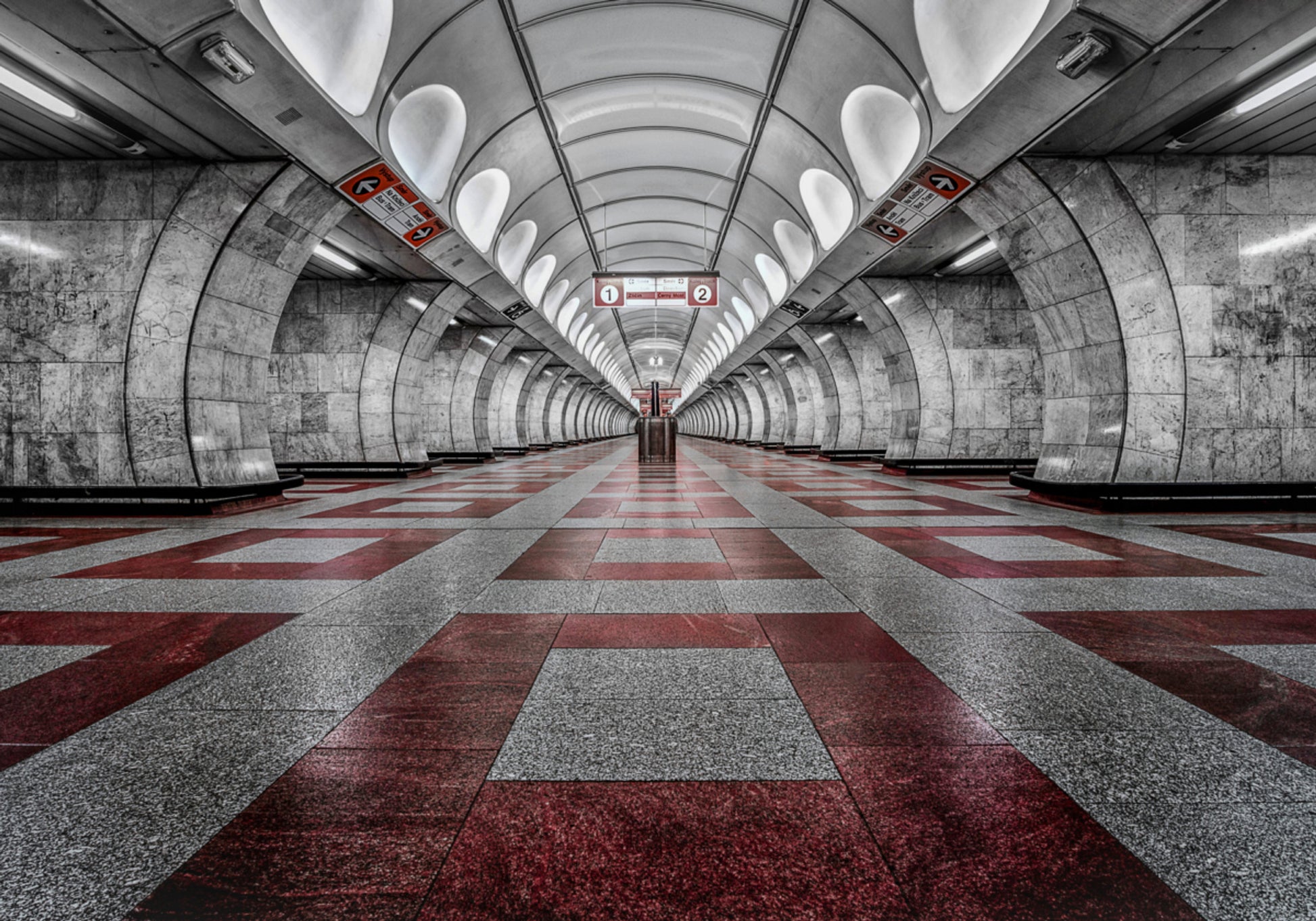 Géométrie du métro profond