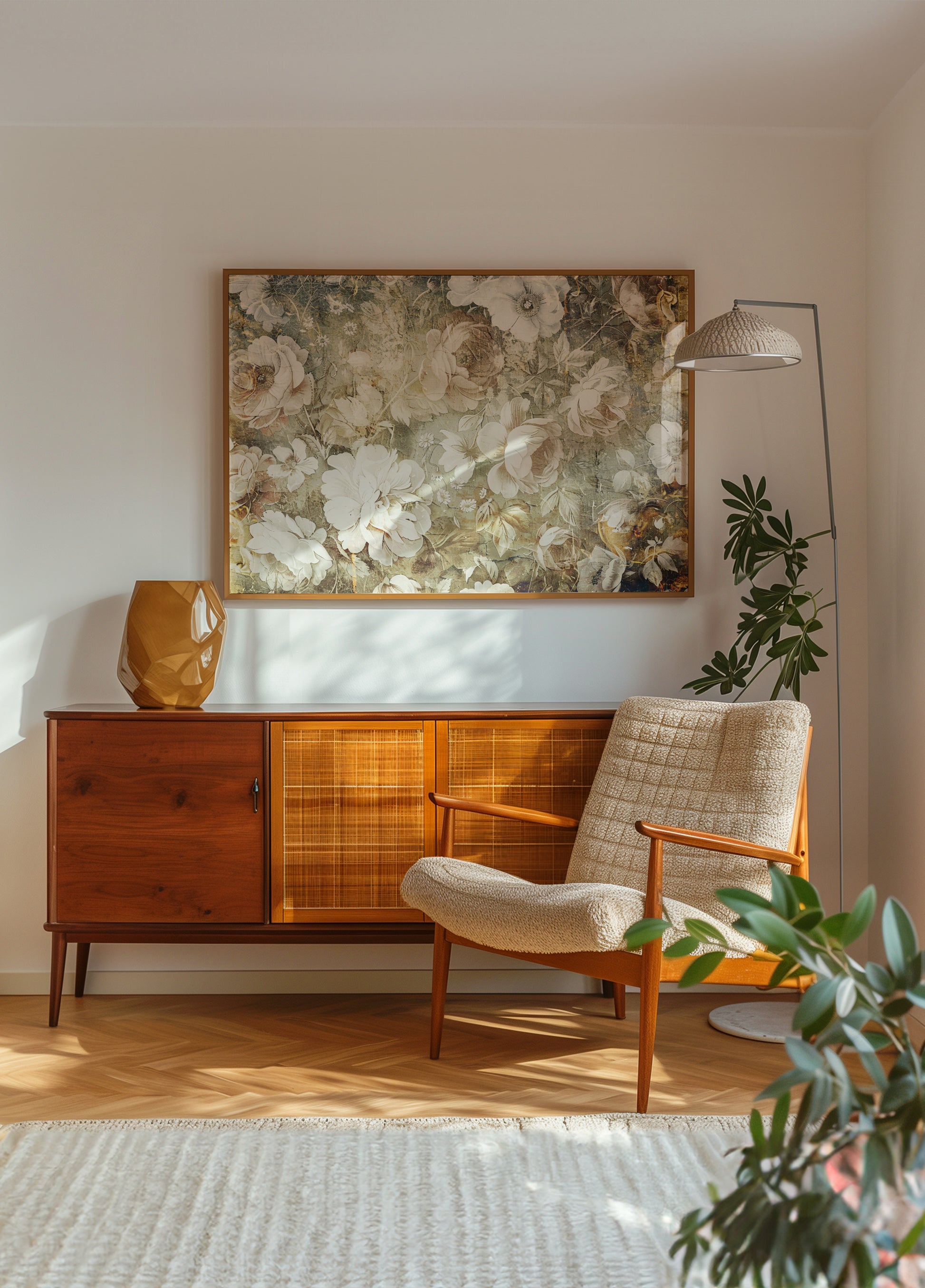 Élégance florale vintage