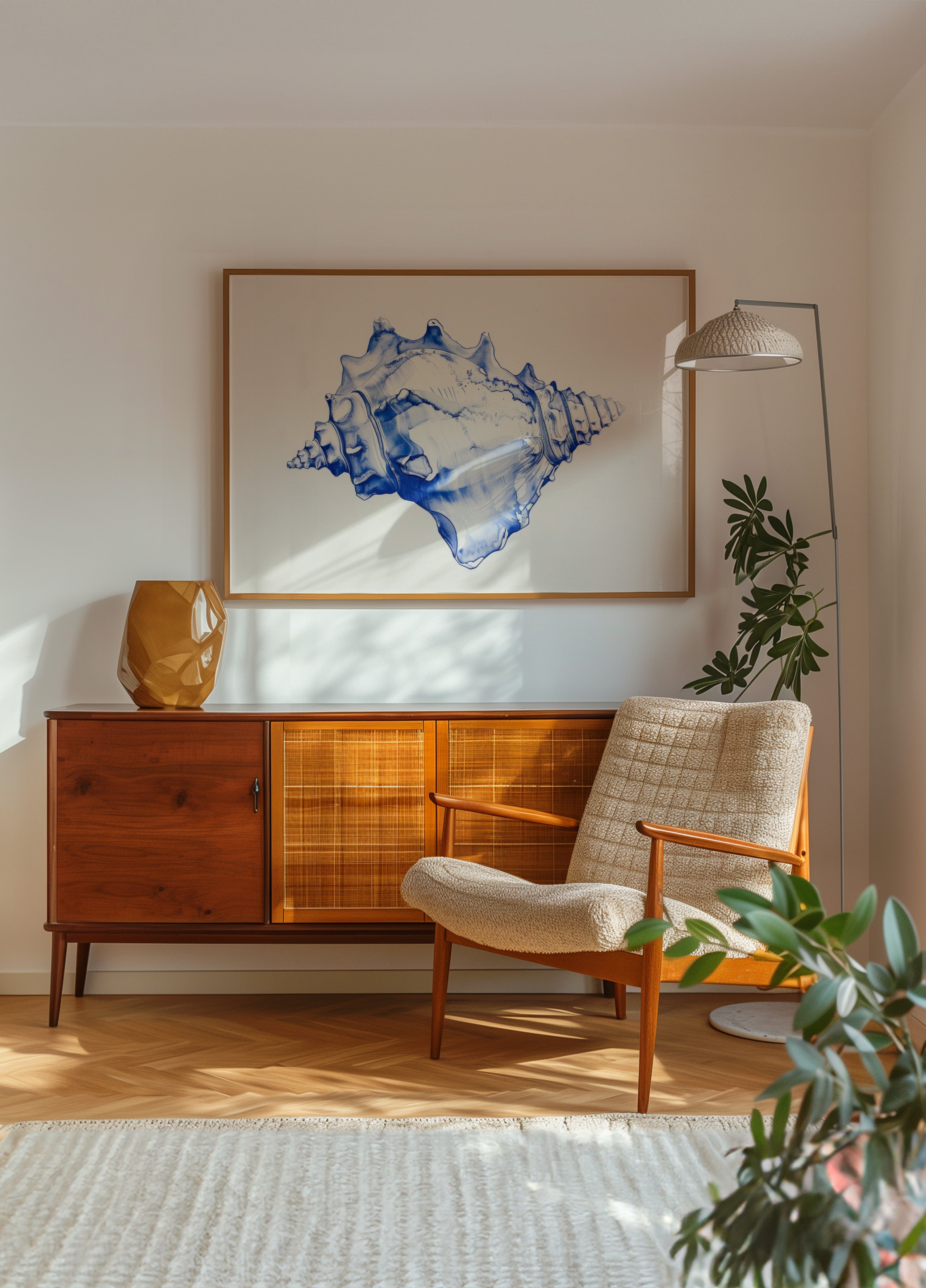 Harmonie de conque bleue