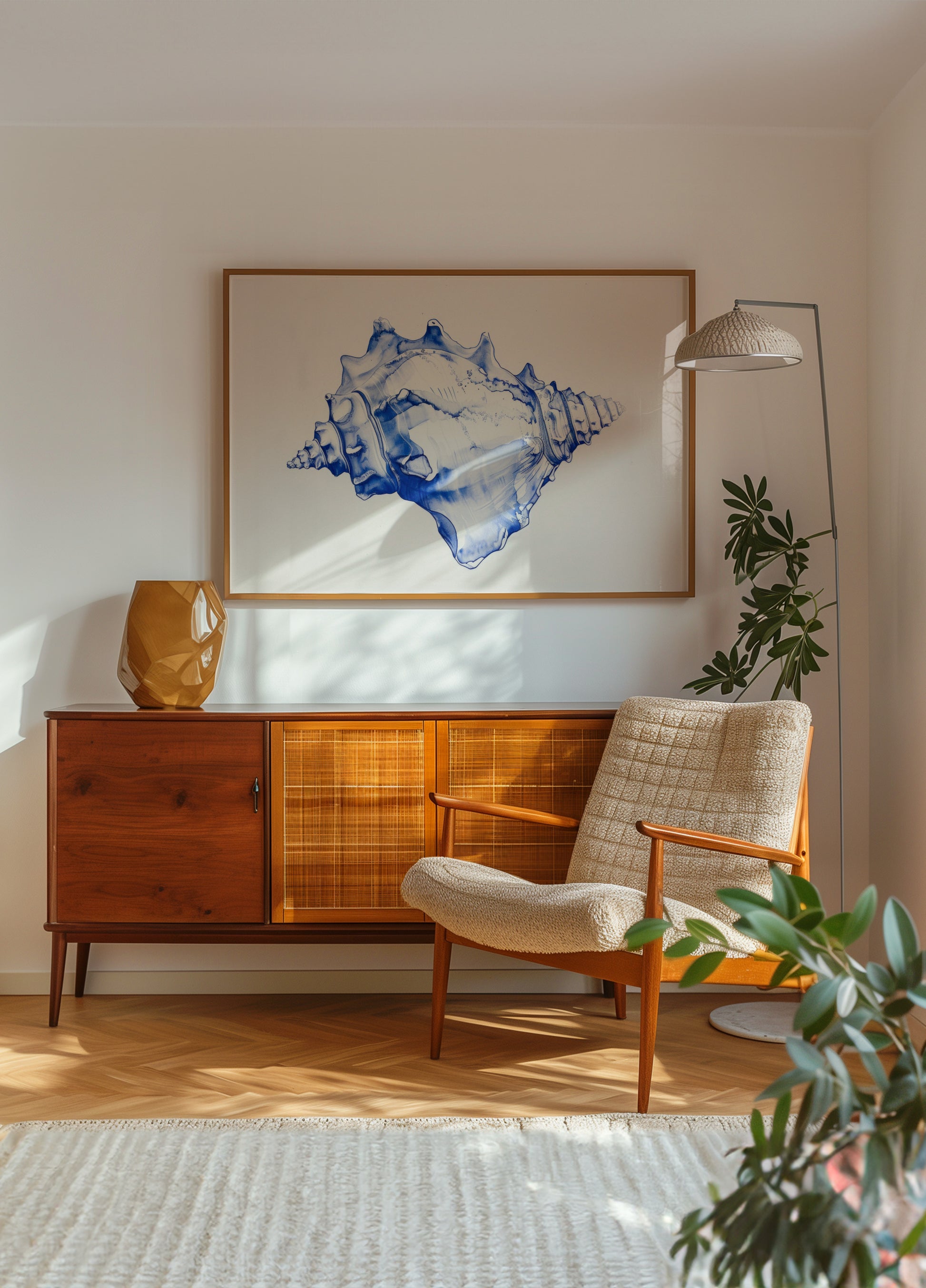 Harmonie de conque bleue