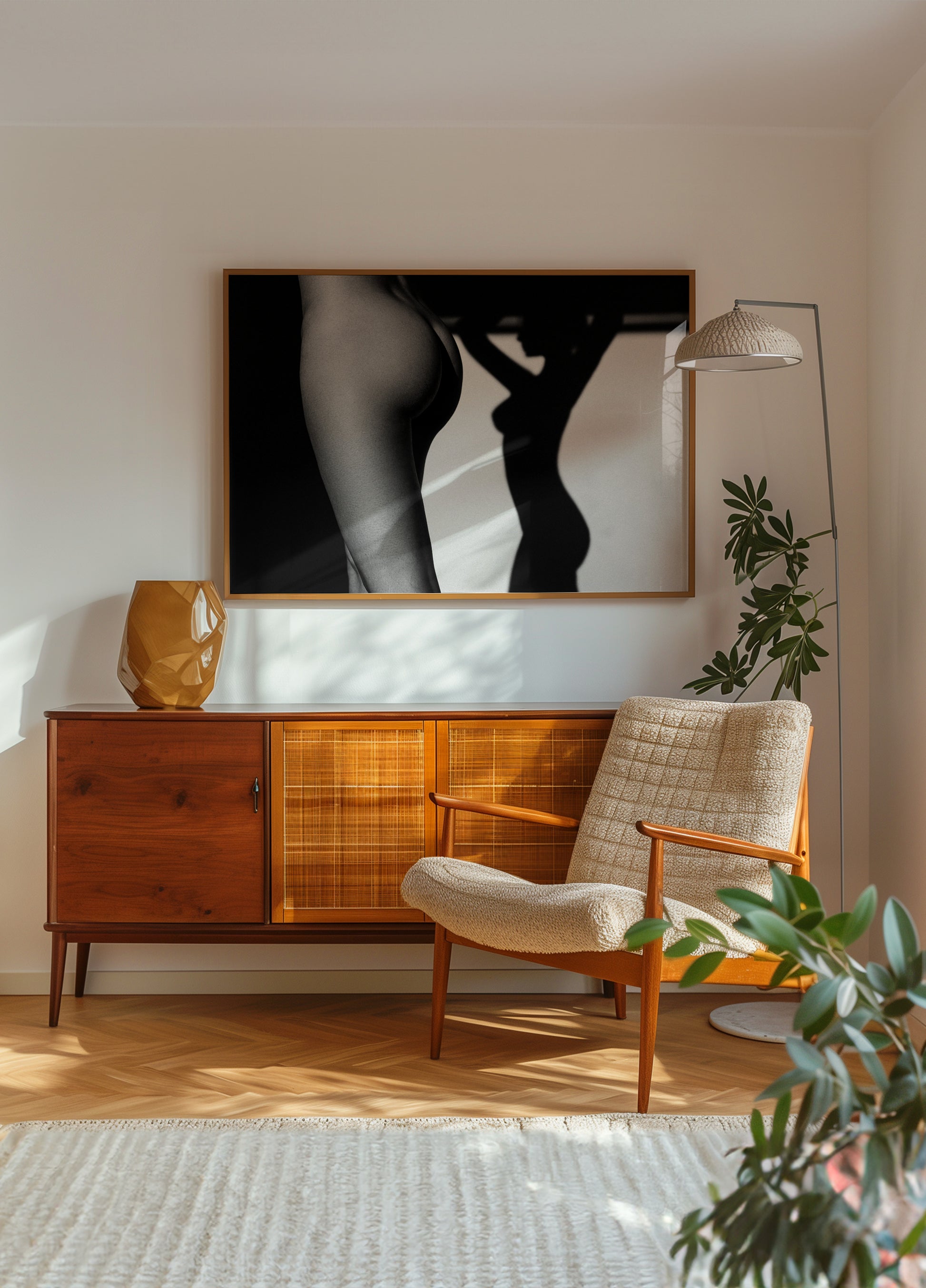 Jeu d'ombres sensuel
