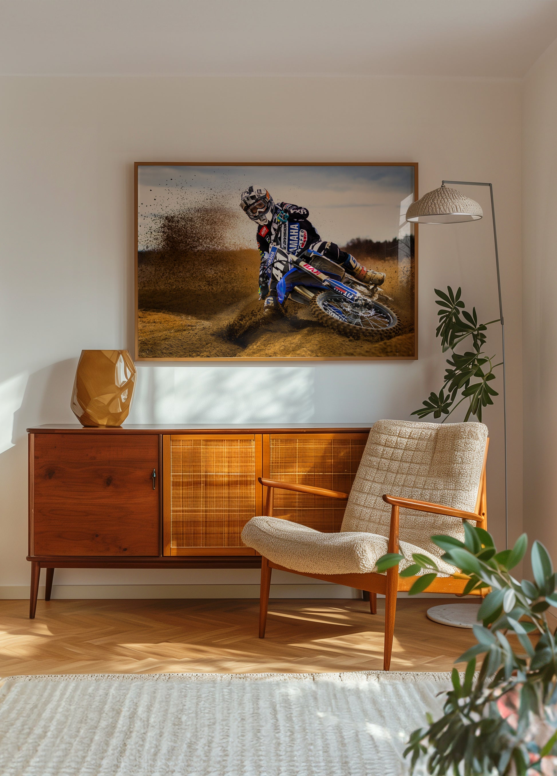 Frisson de saleté de motocross