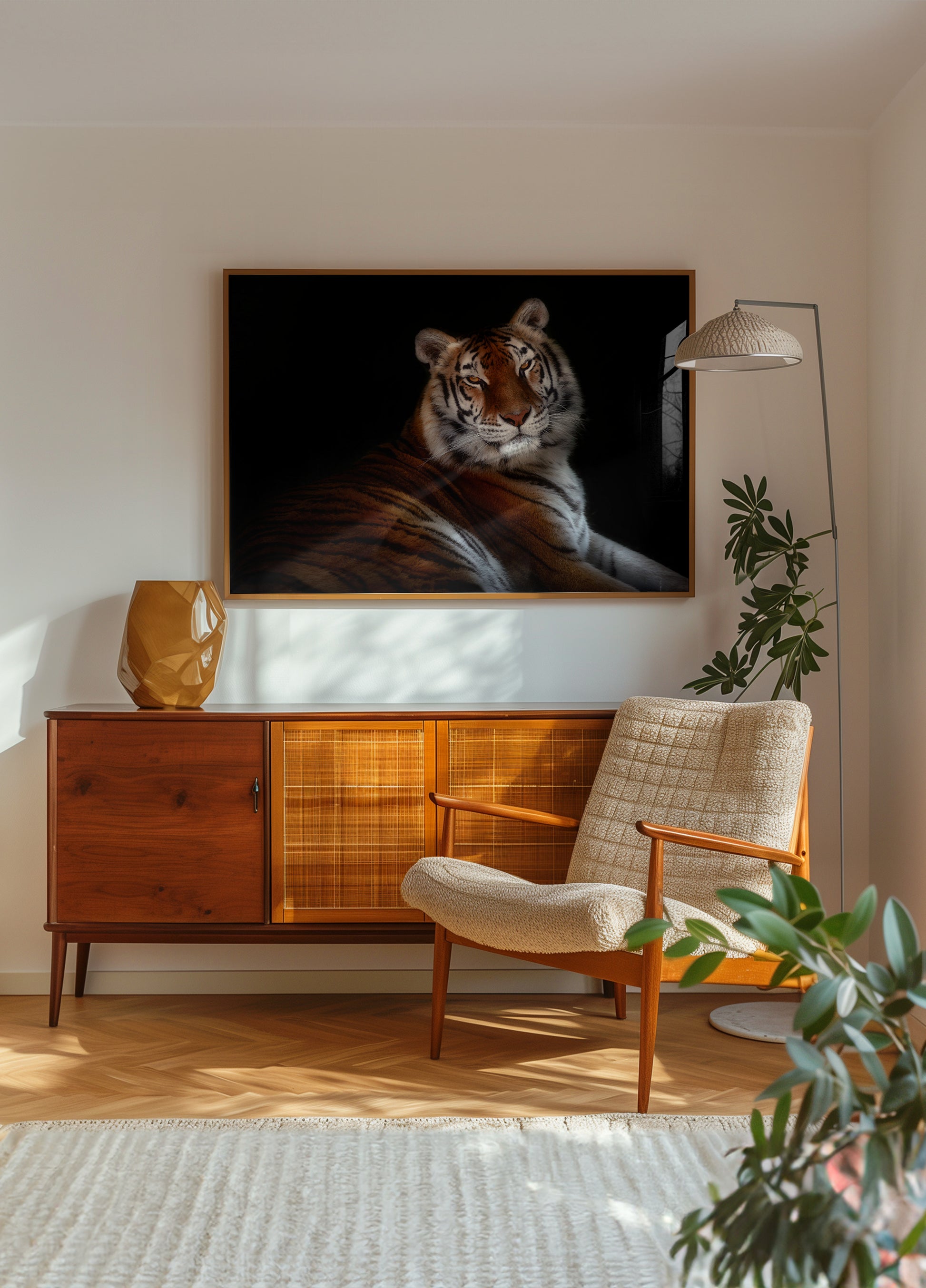 Regard de tigre majestueux