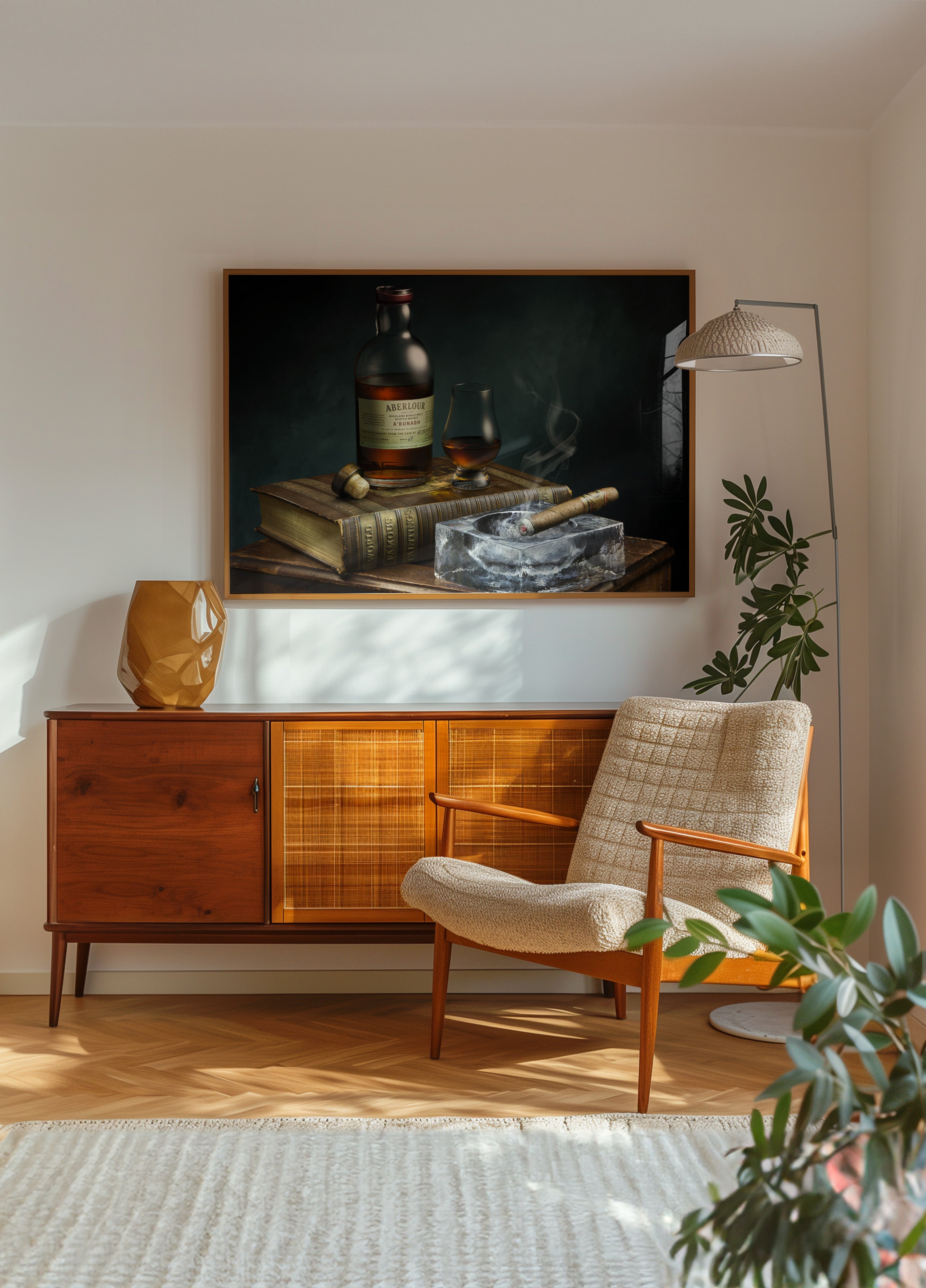 Livre de cigares au whisky