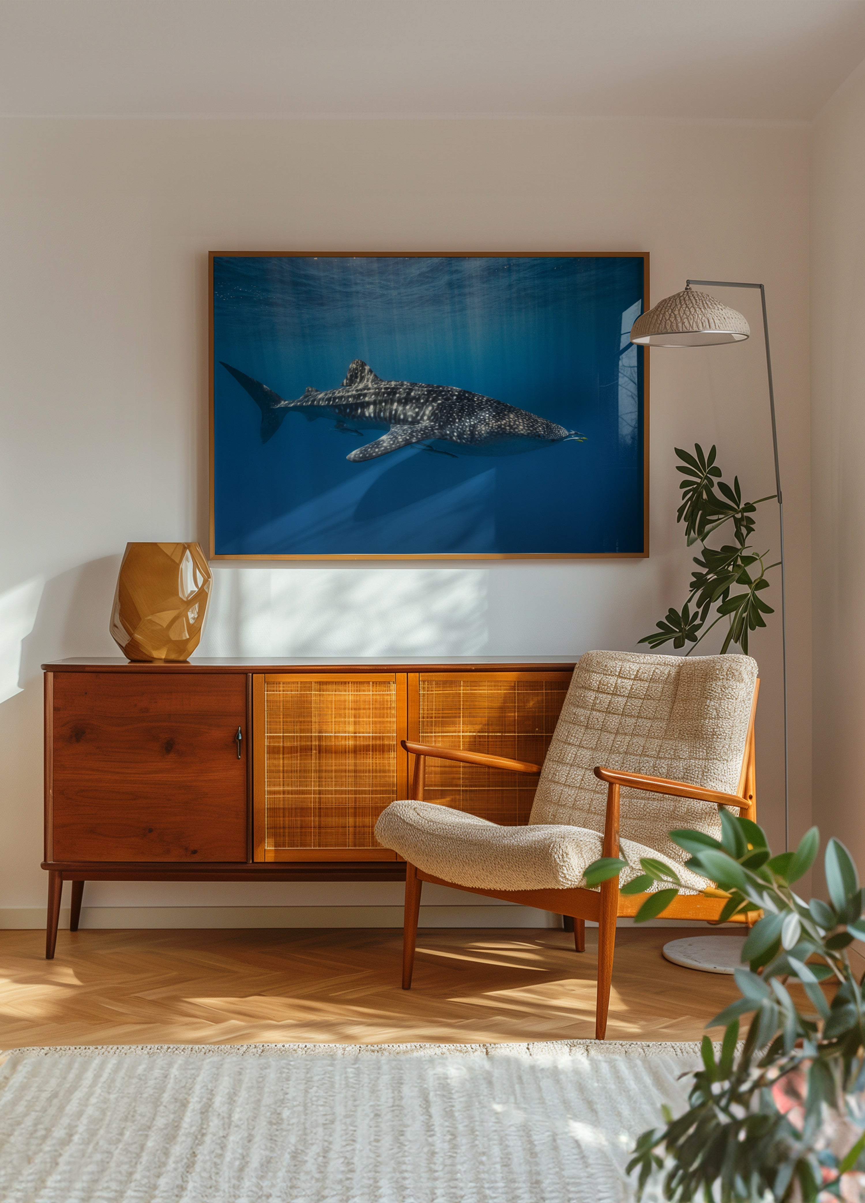 Requin baleine majestueux
