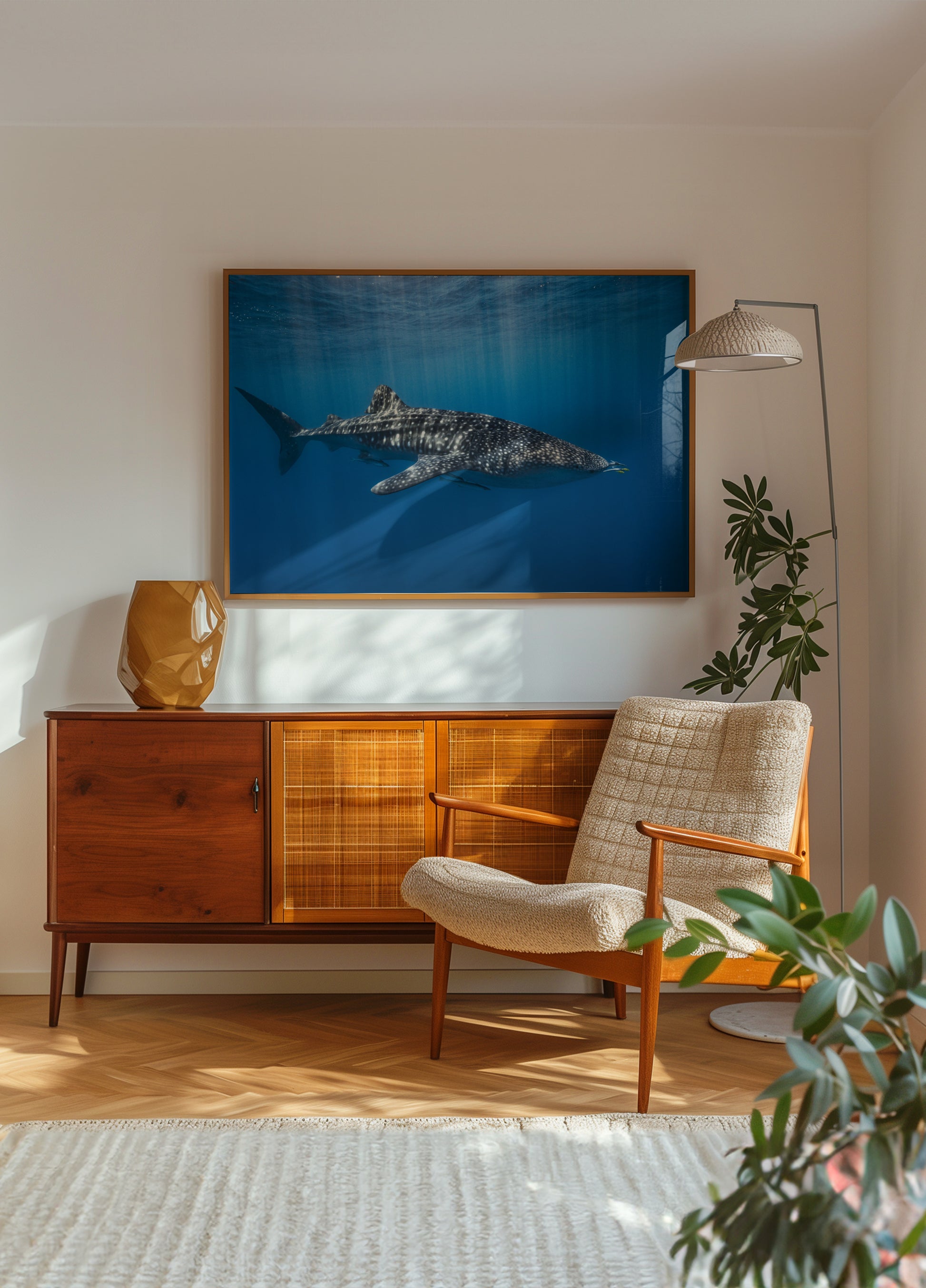 Requin baleine majestueux