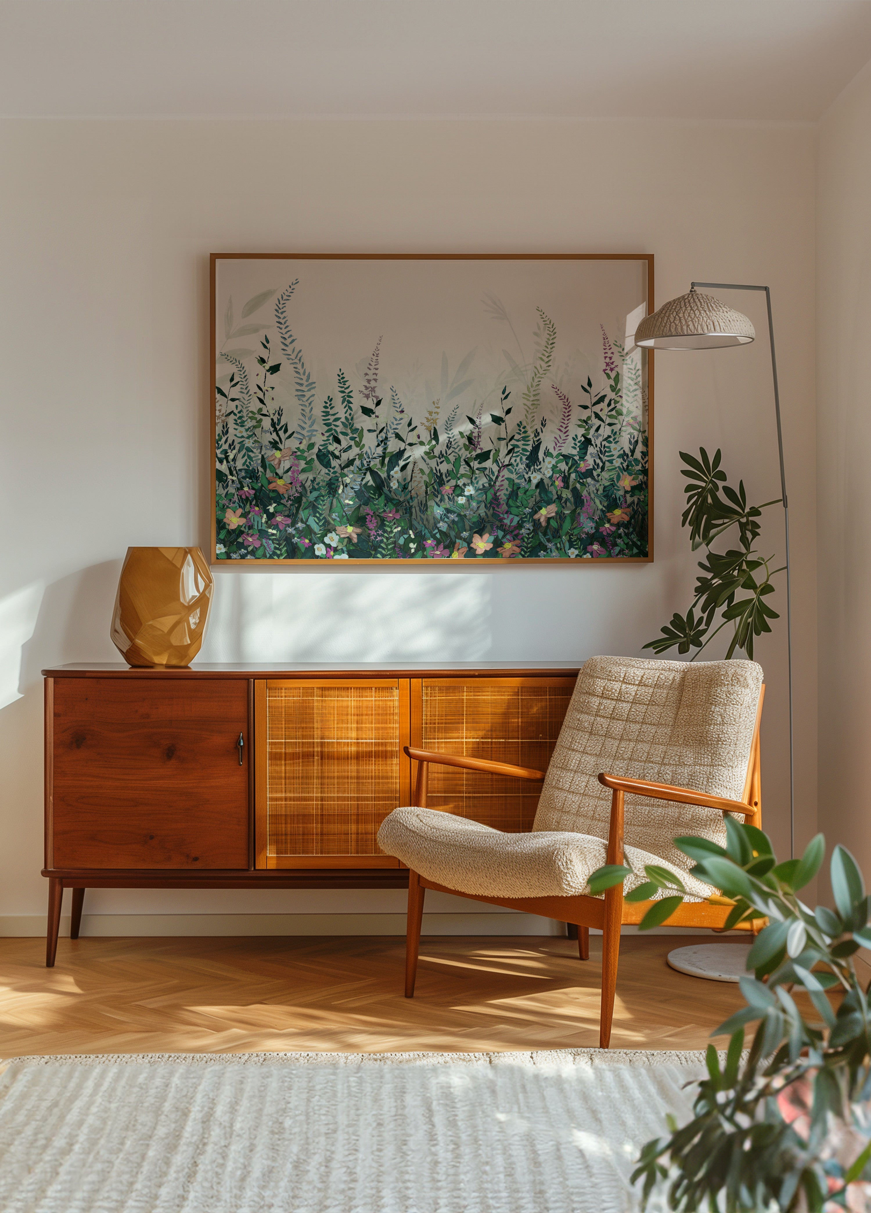 Jardin de fleurs sauvages luxuriant