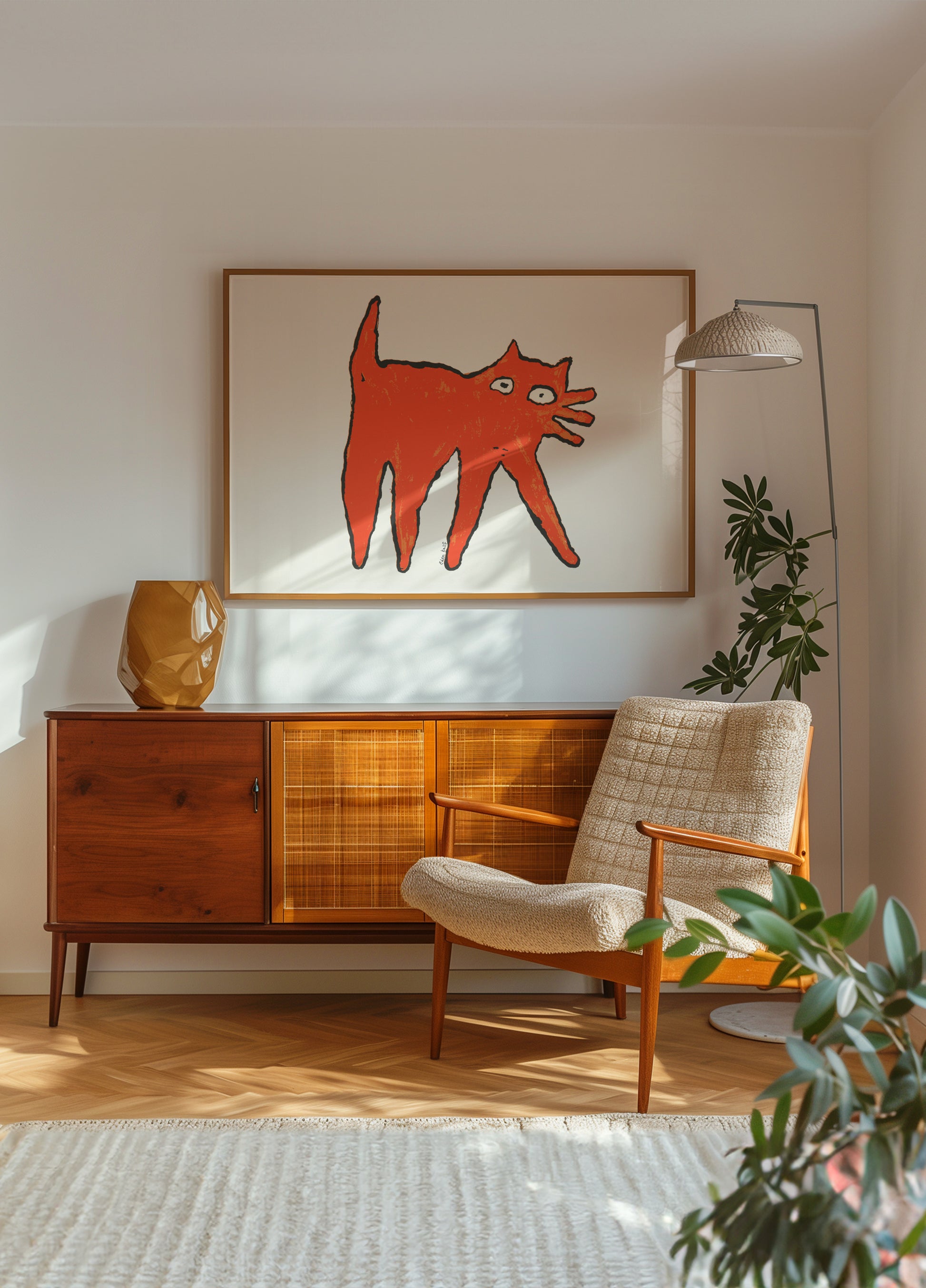 Chat orange