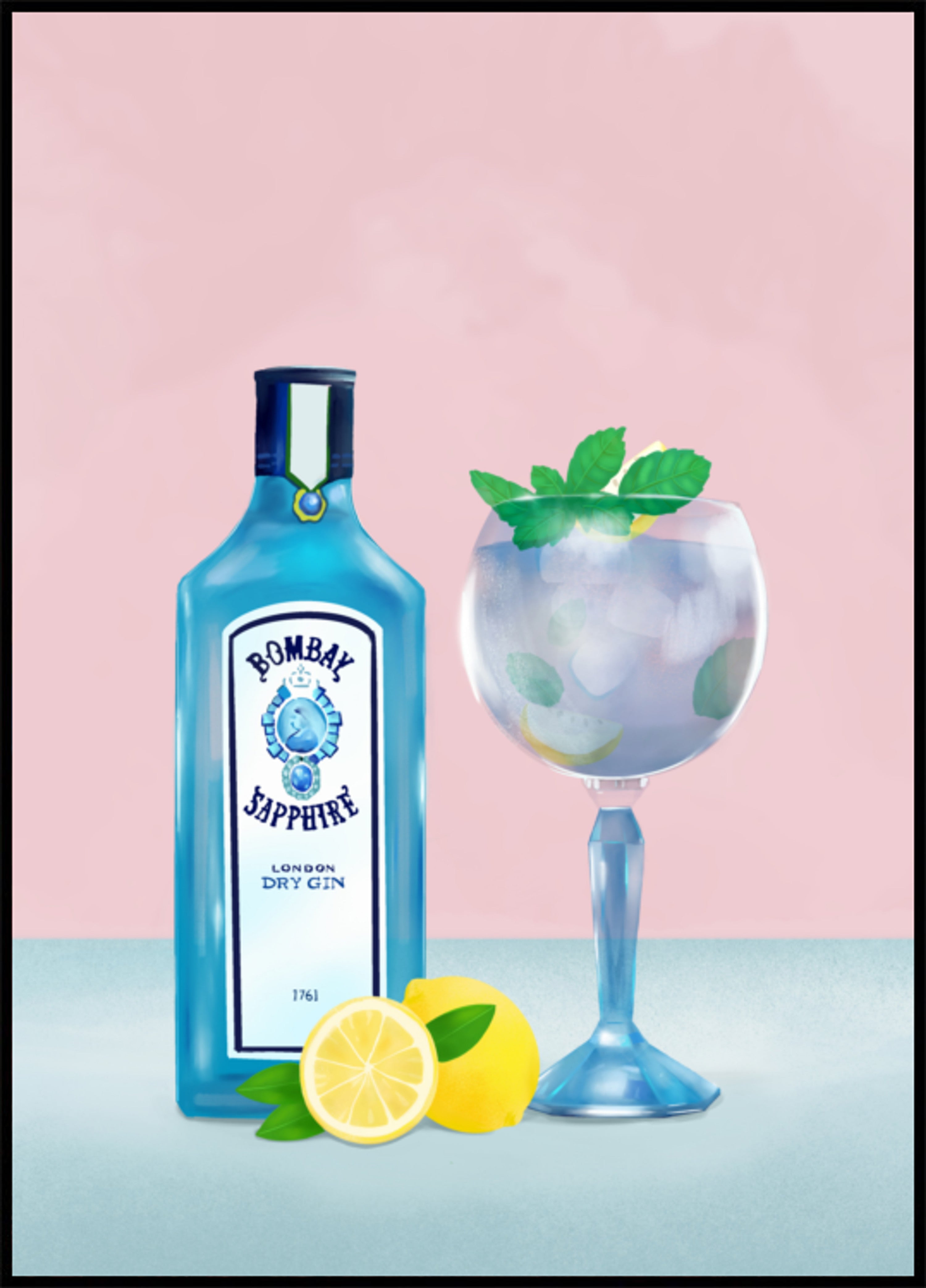 Cocktail au gin