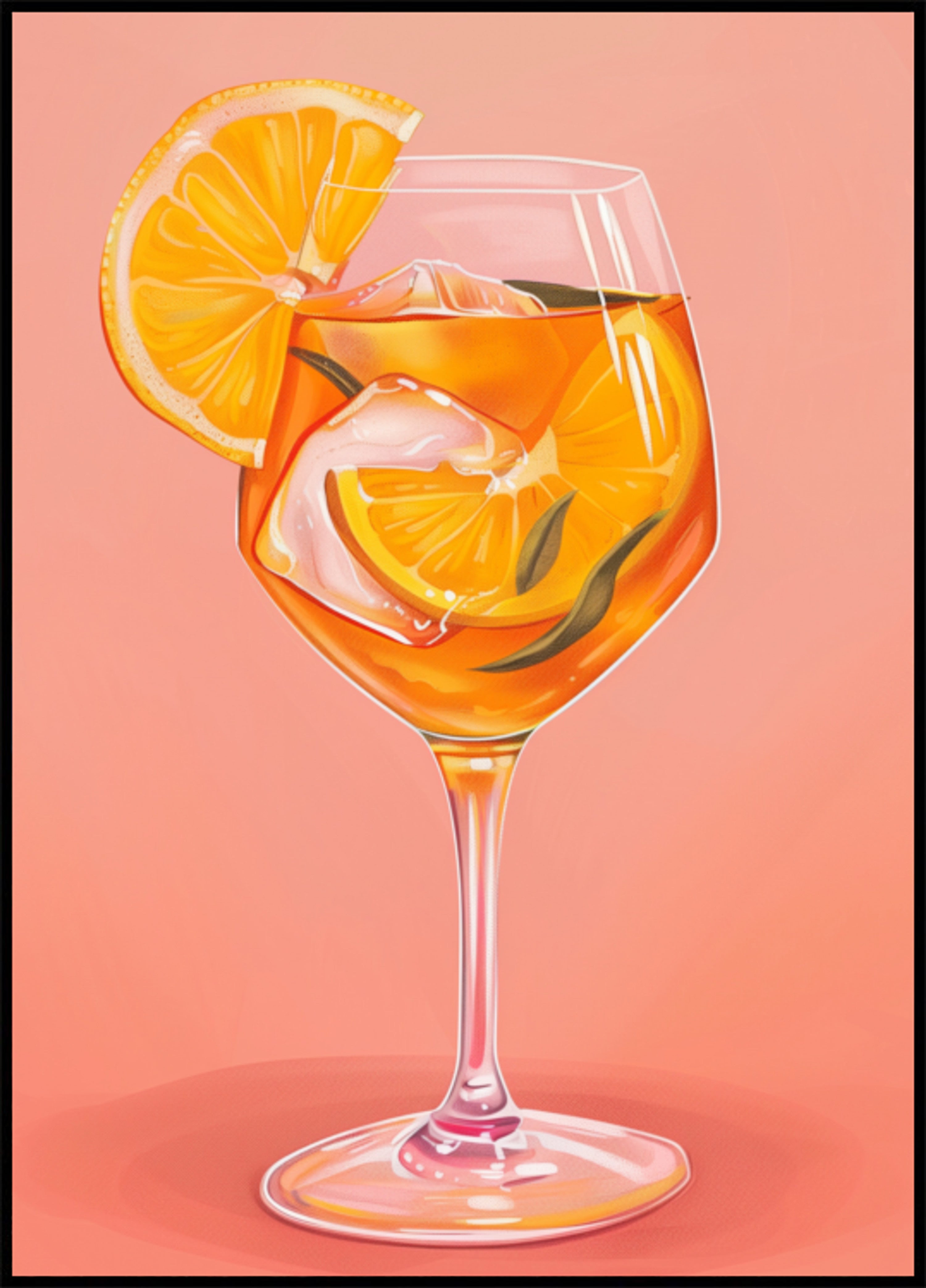 Spritz d'été à l'orange