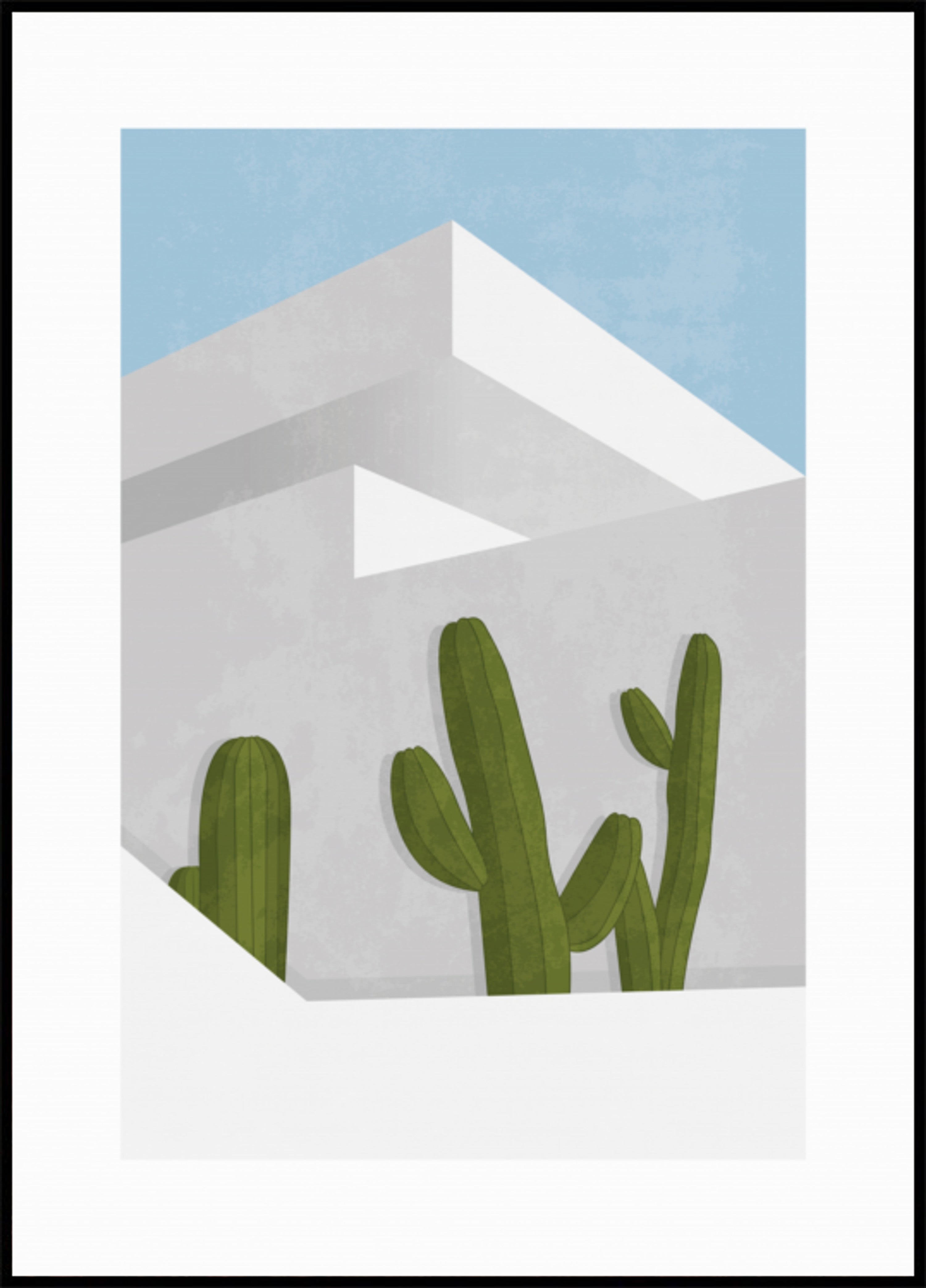 Cactus du désert minimaliste