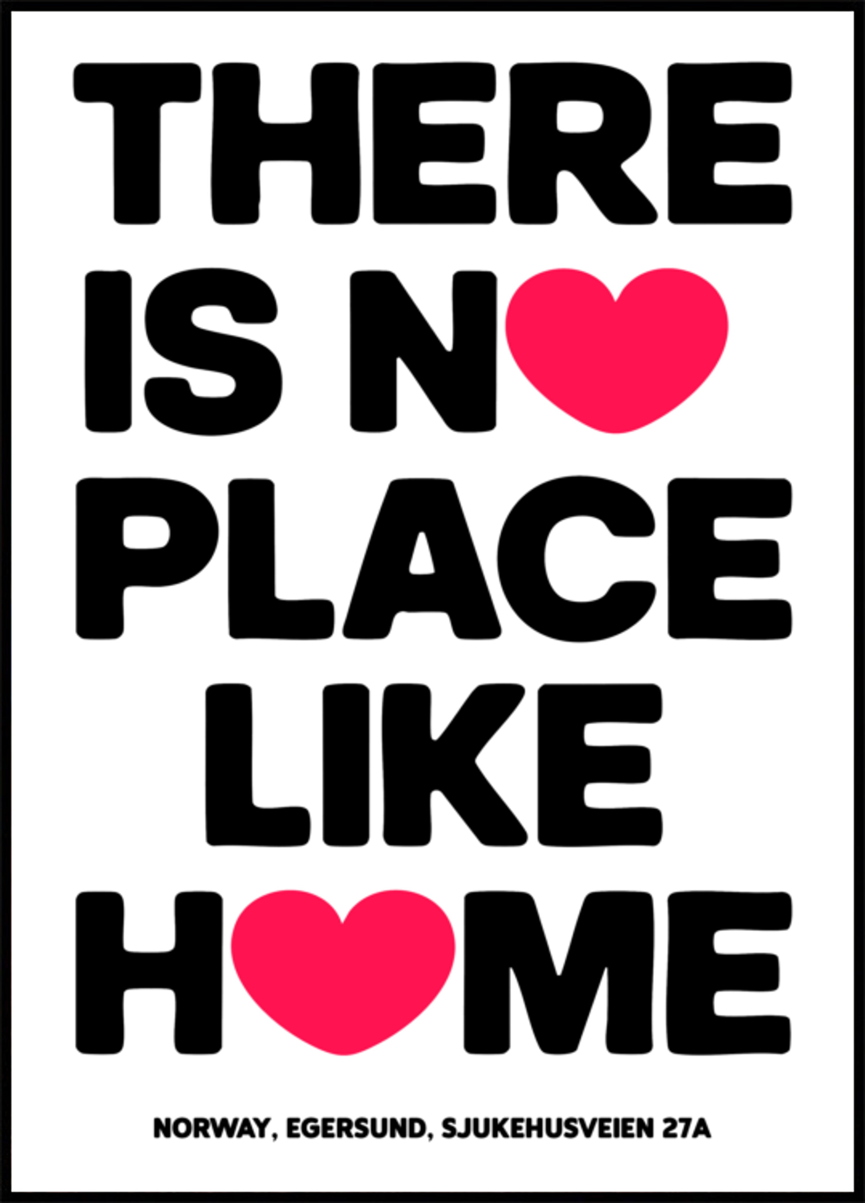 Affiche de citation personnelle pour la maison