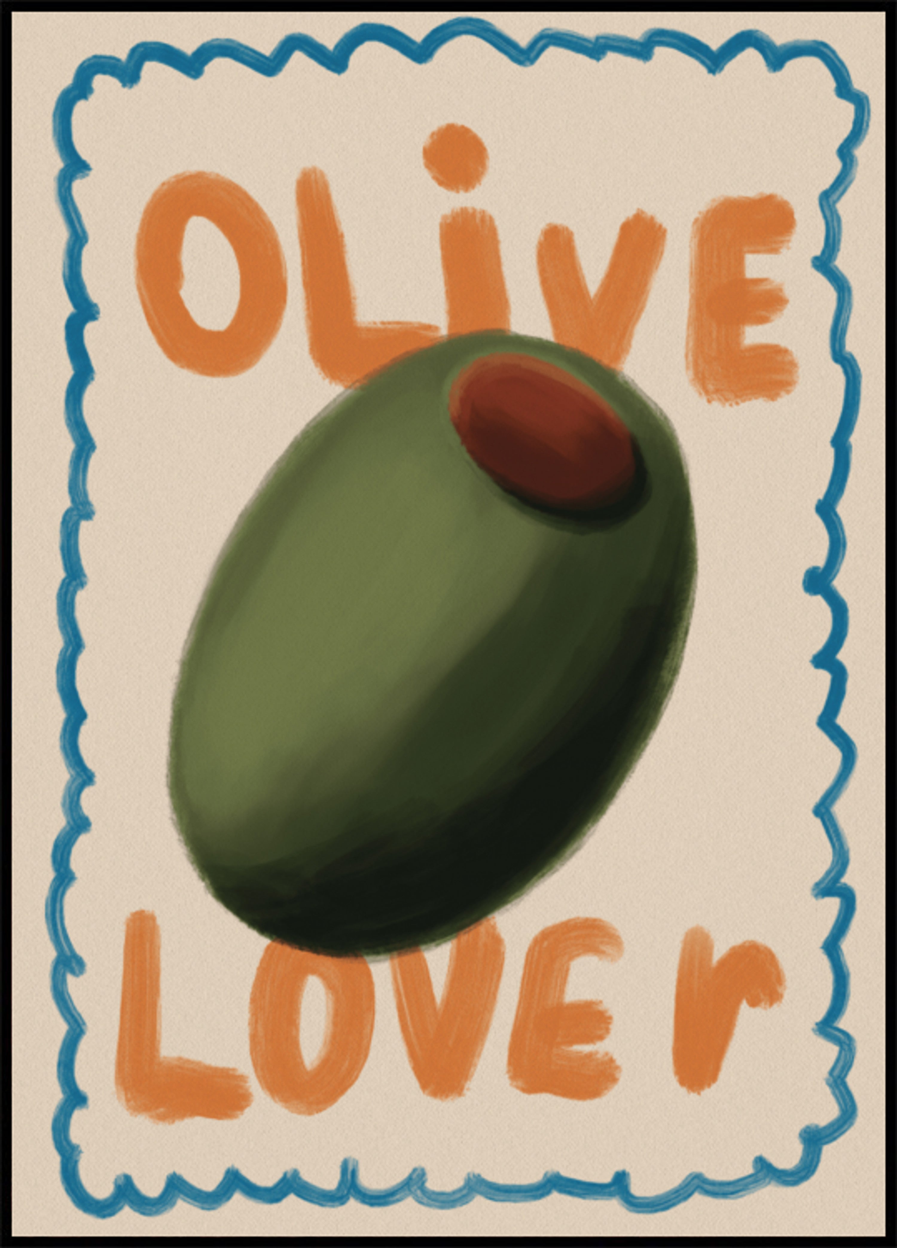 Amoureux des olives vertes