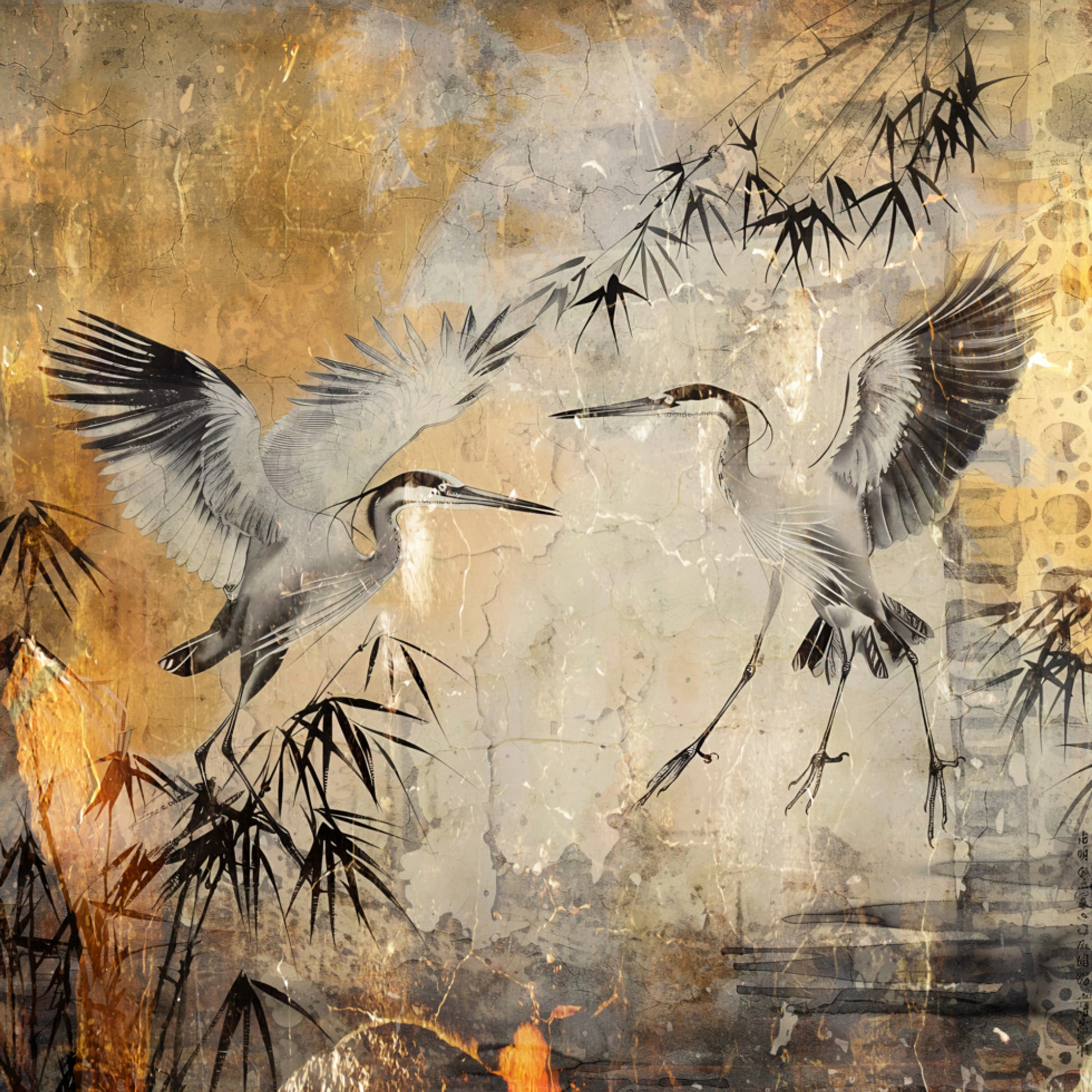 Oiseau Oiseaux Animal Vintage Art Illustration Wallart 25