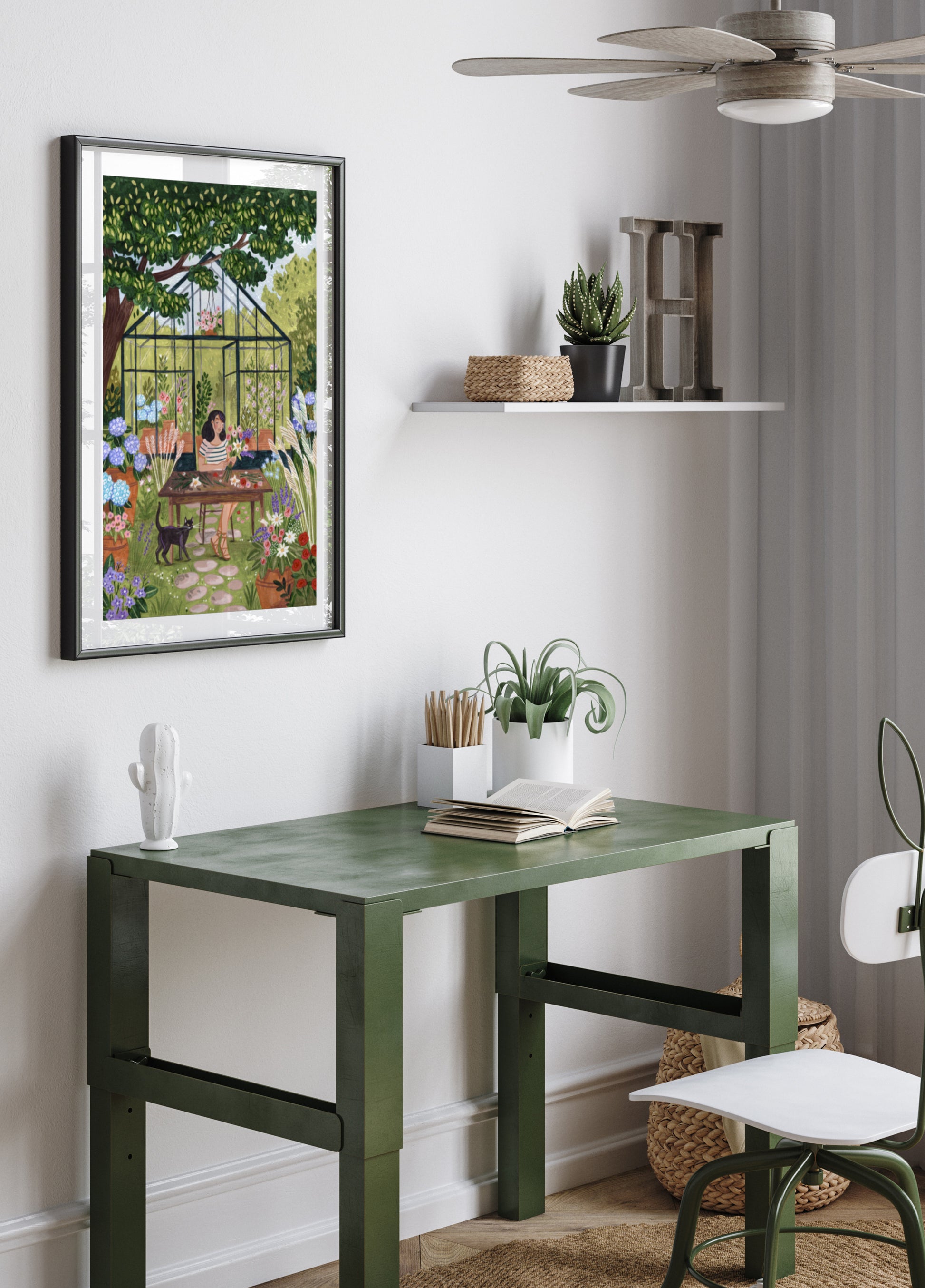 Composition florale de jardin