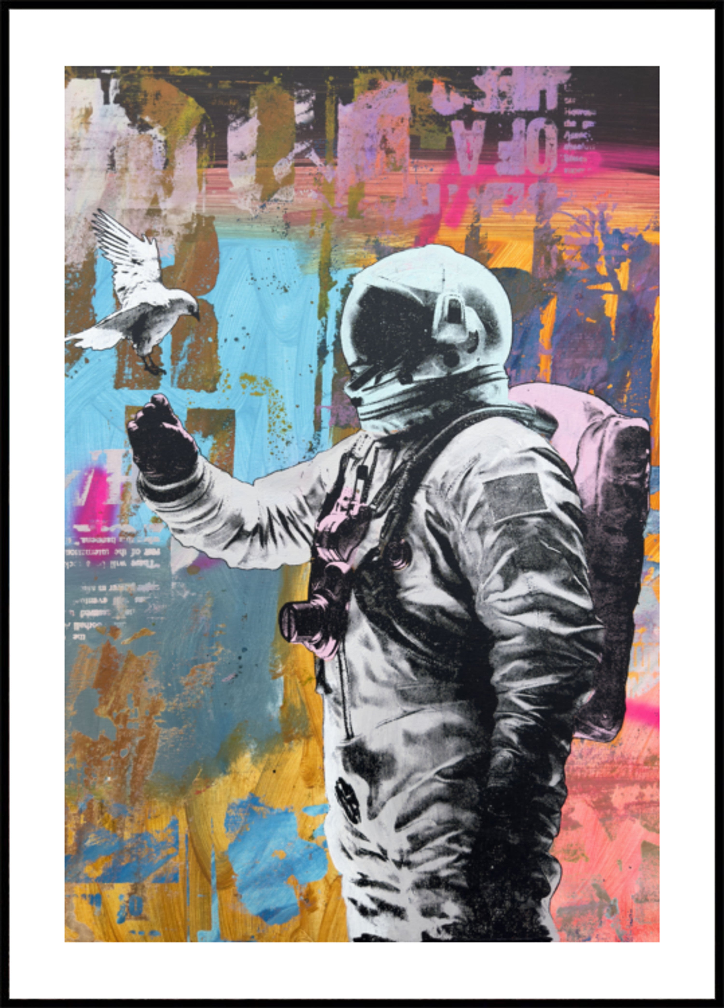 L'astronaute rencontre la colombe