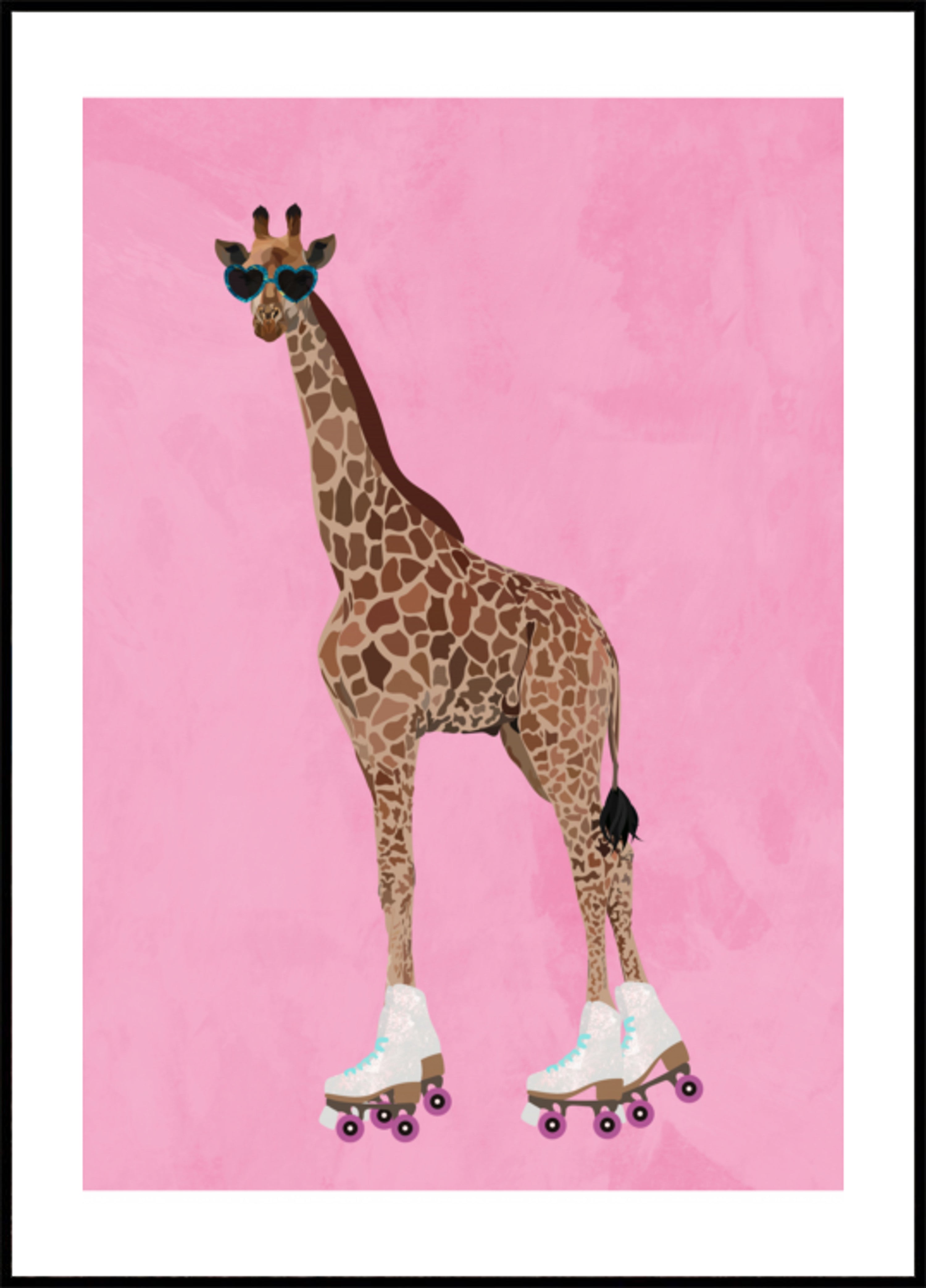 Patins à roulettes cool girafe