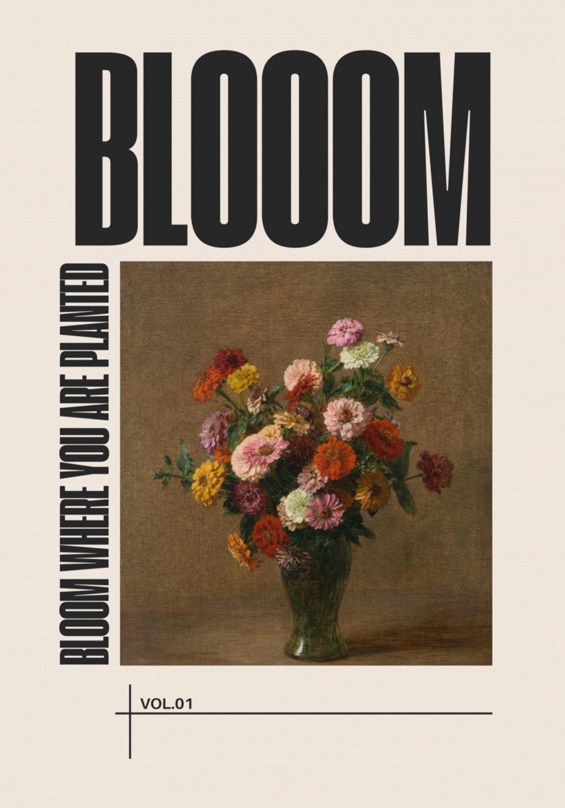 Nature morte aux fleurs vibrantes