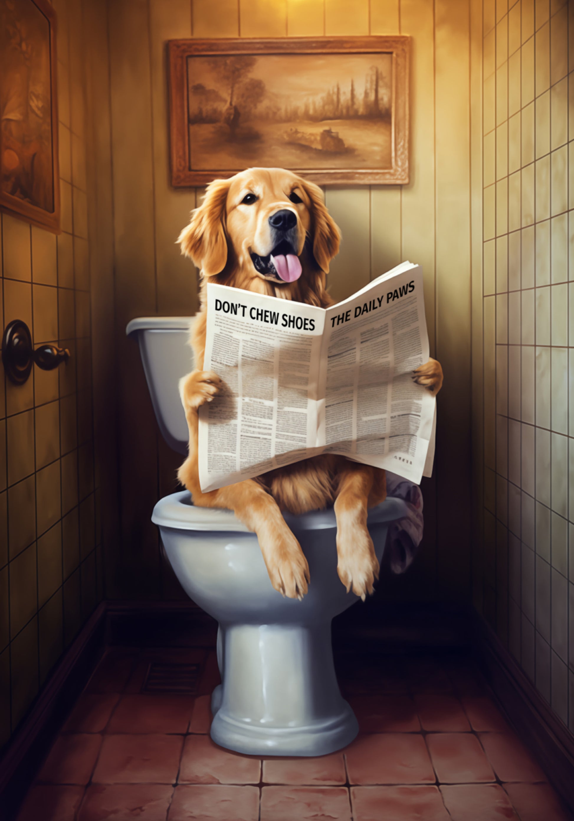 Journal de lecture de chien drôle