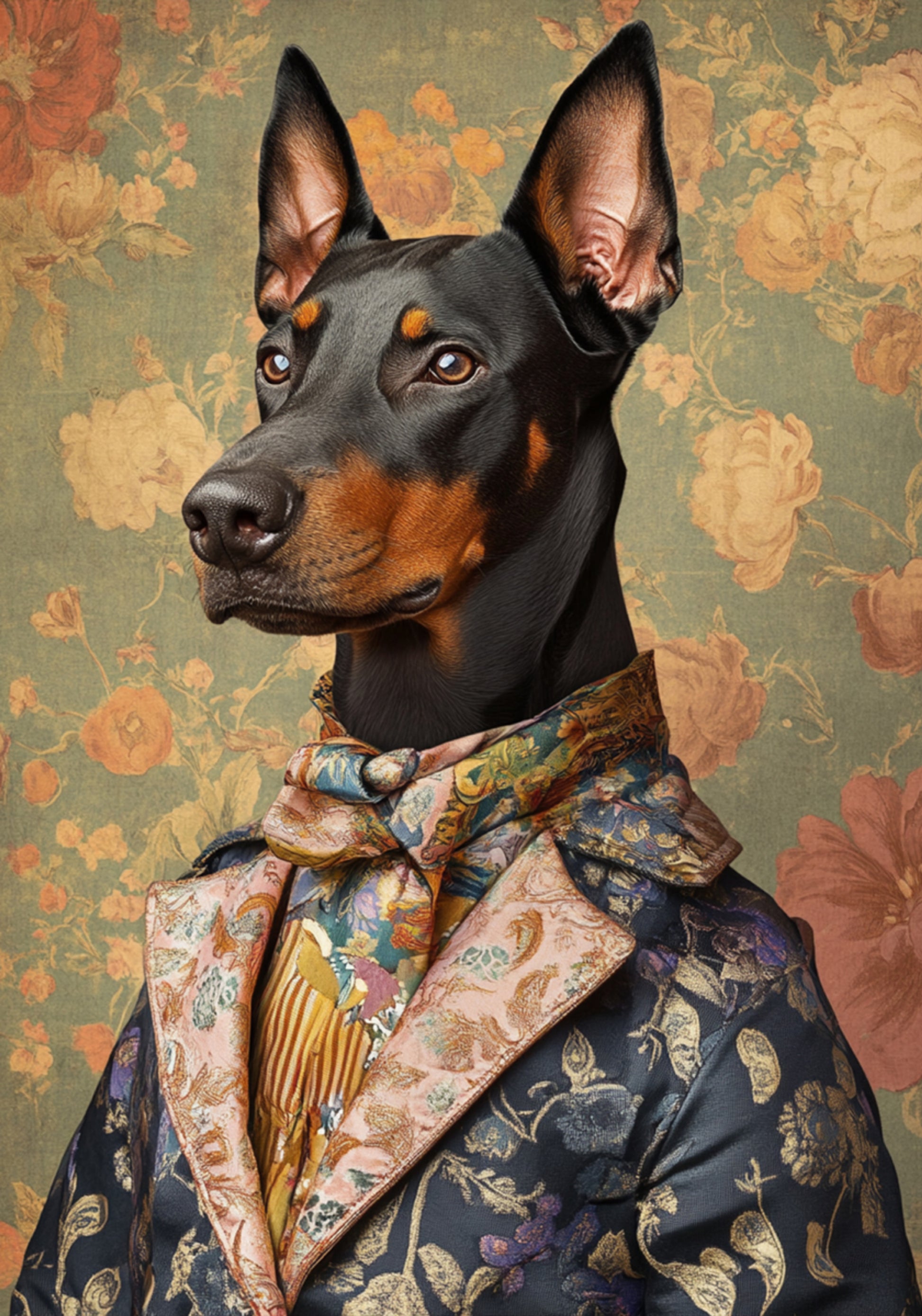 Pimpant Doberman Gentleman