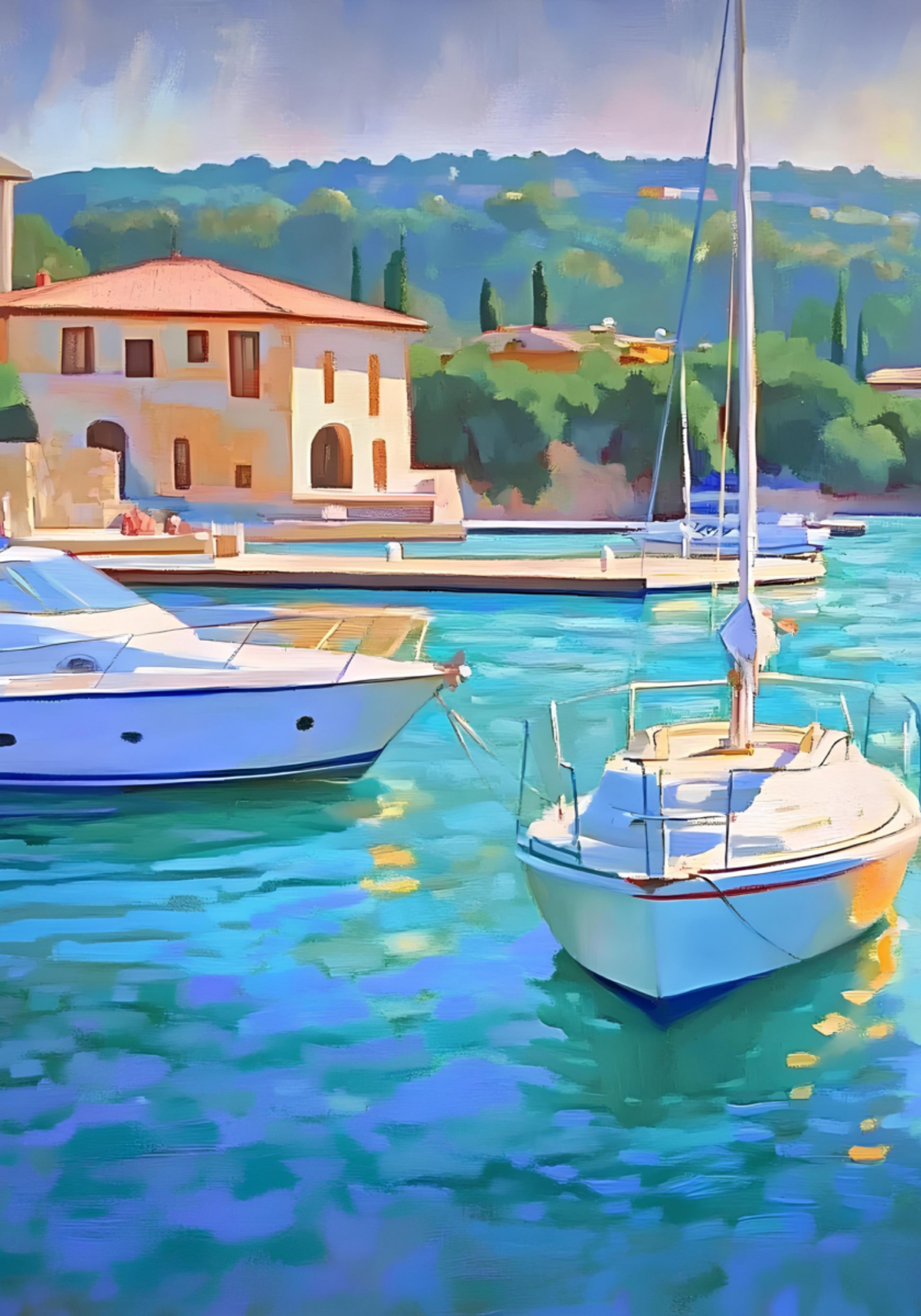 Bateaux du port turquoise