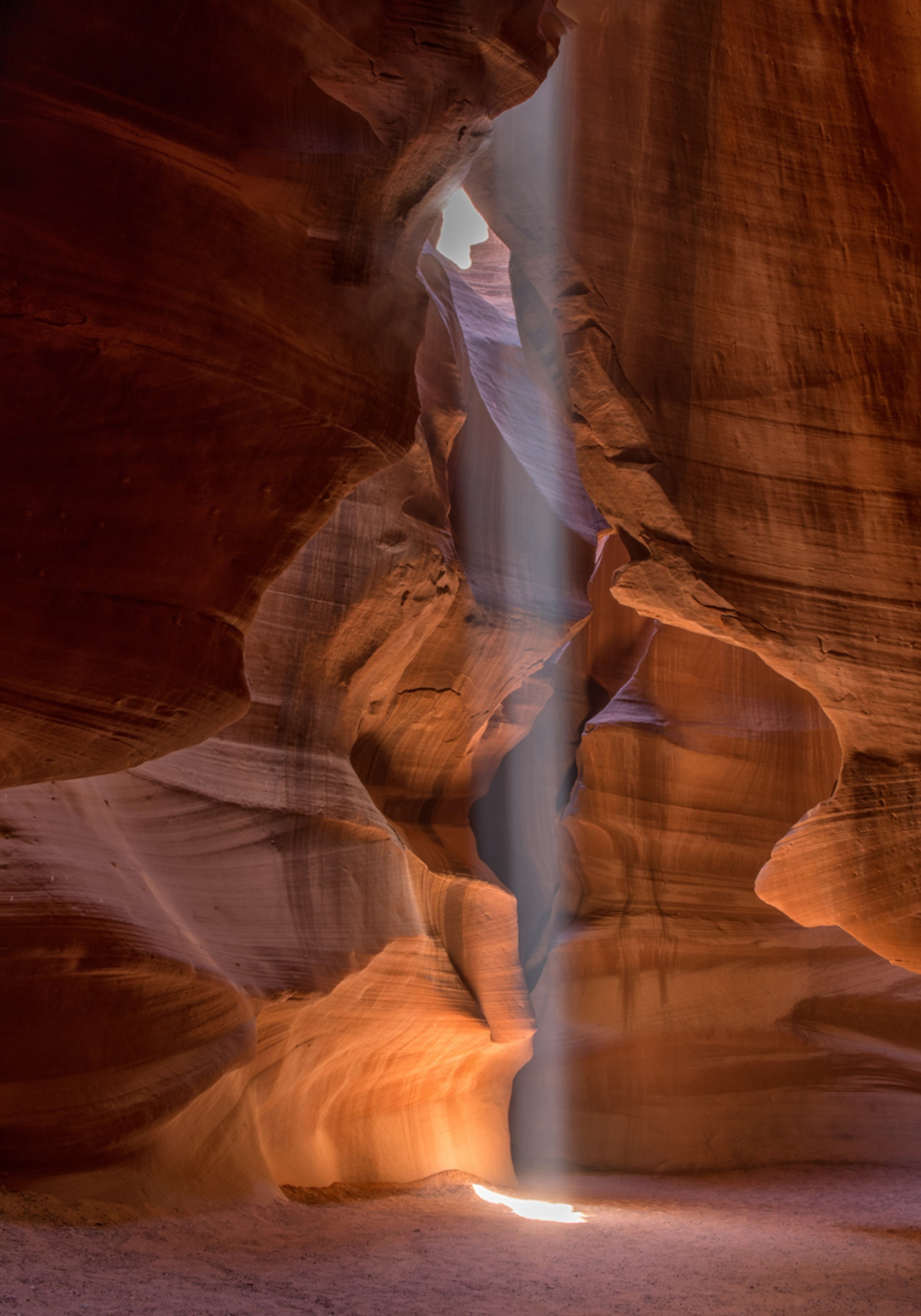 Rayon de soleil dans Castle Canyon