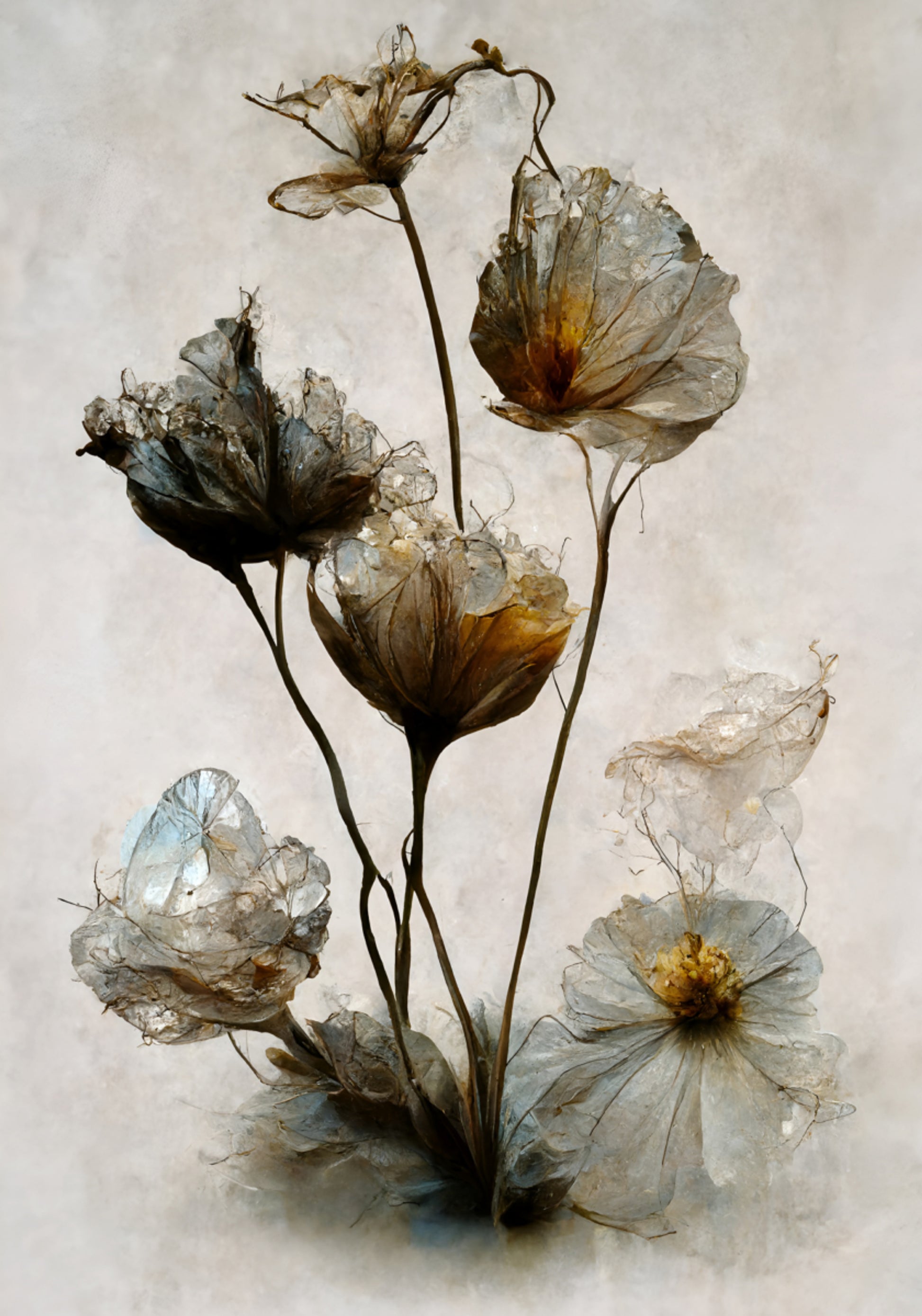 Fleurs éthérées