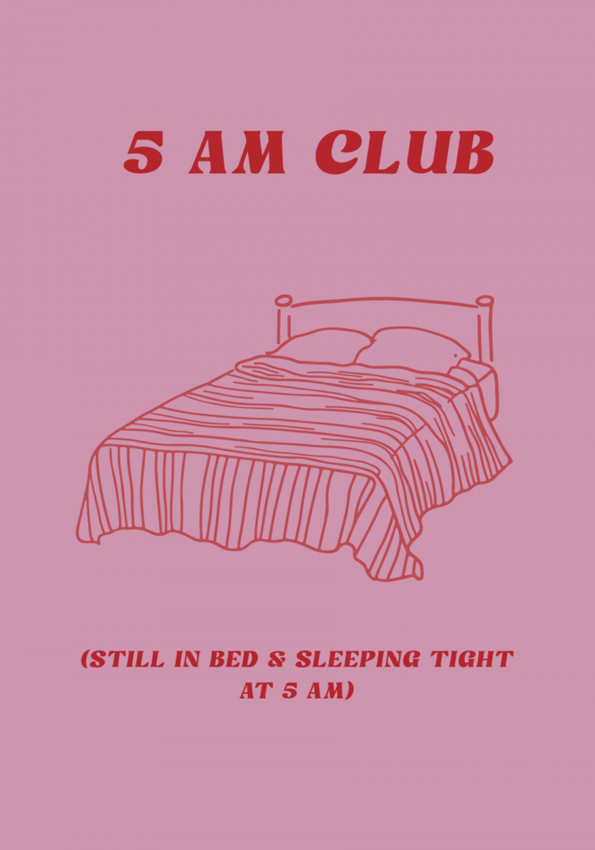 Sommeil douillet à 5 heures du matin