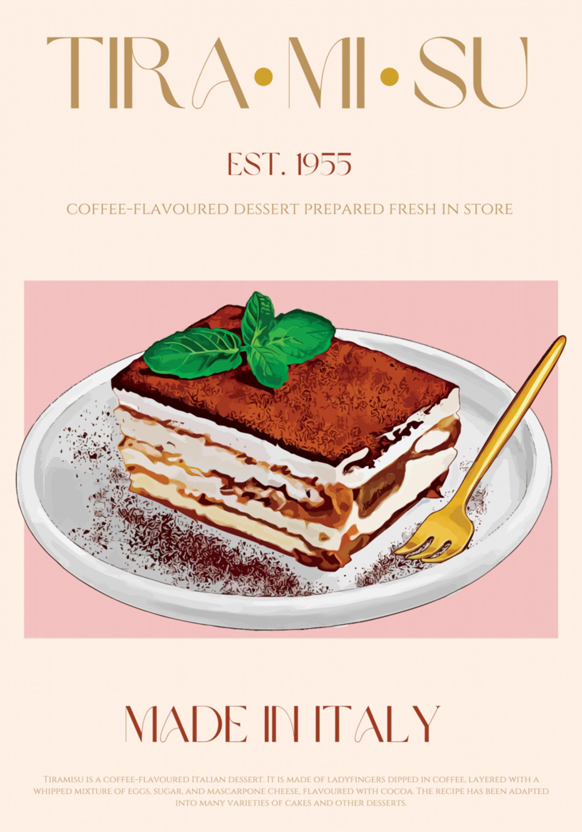 Tiramisu italien classique