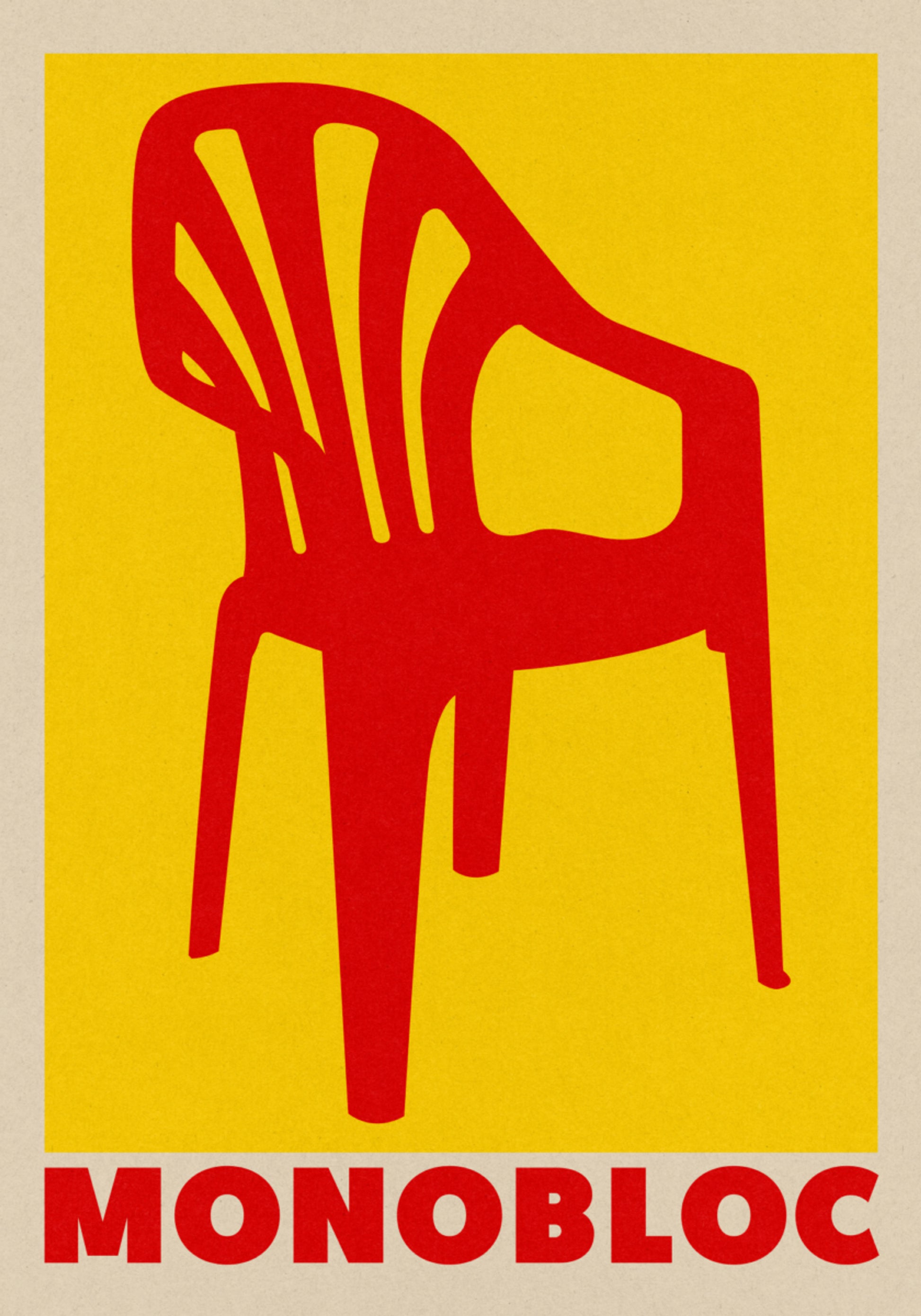 Chaise Monobloc Rouge
