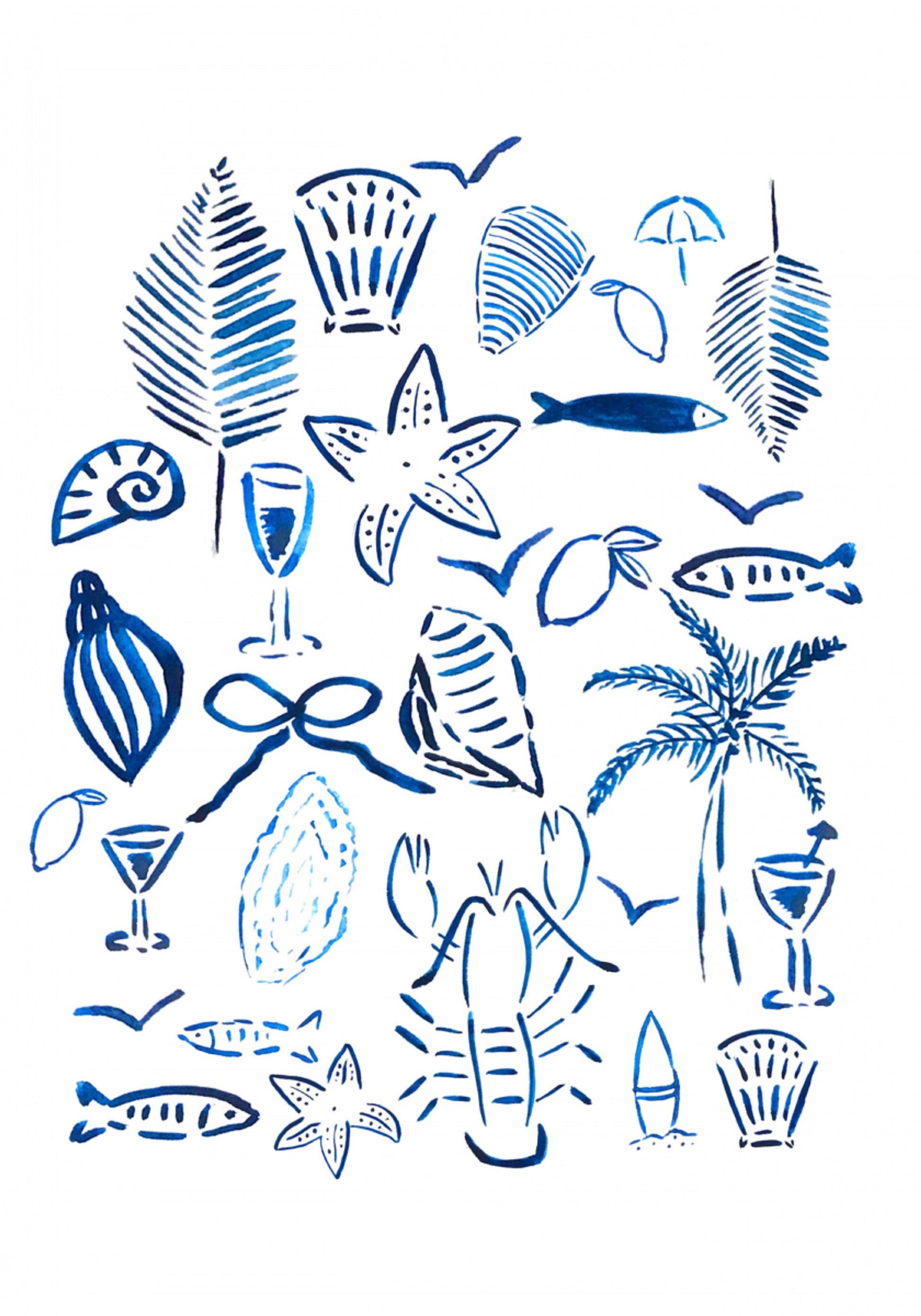 Éléments côtiers bleus