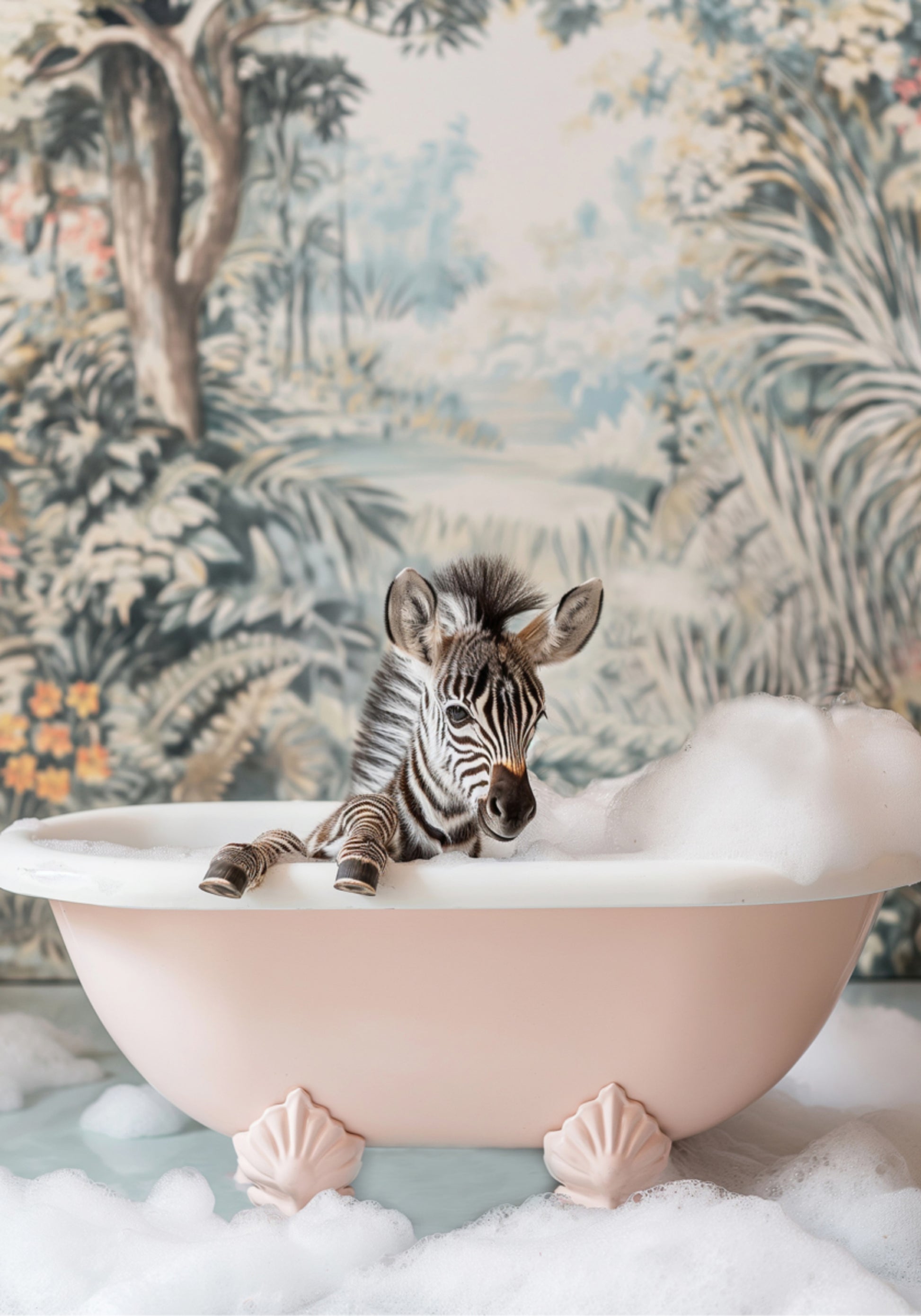 Bain moussant bébé zèbre