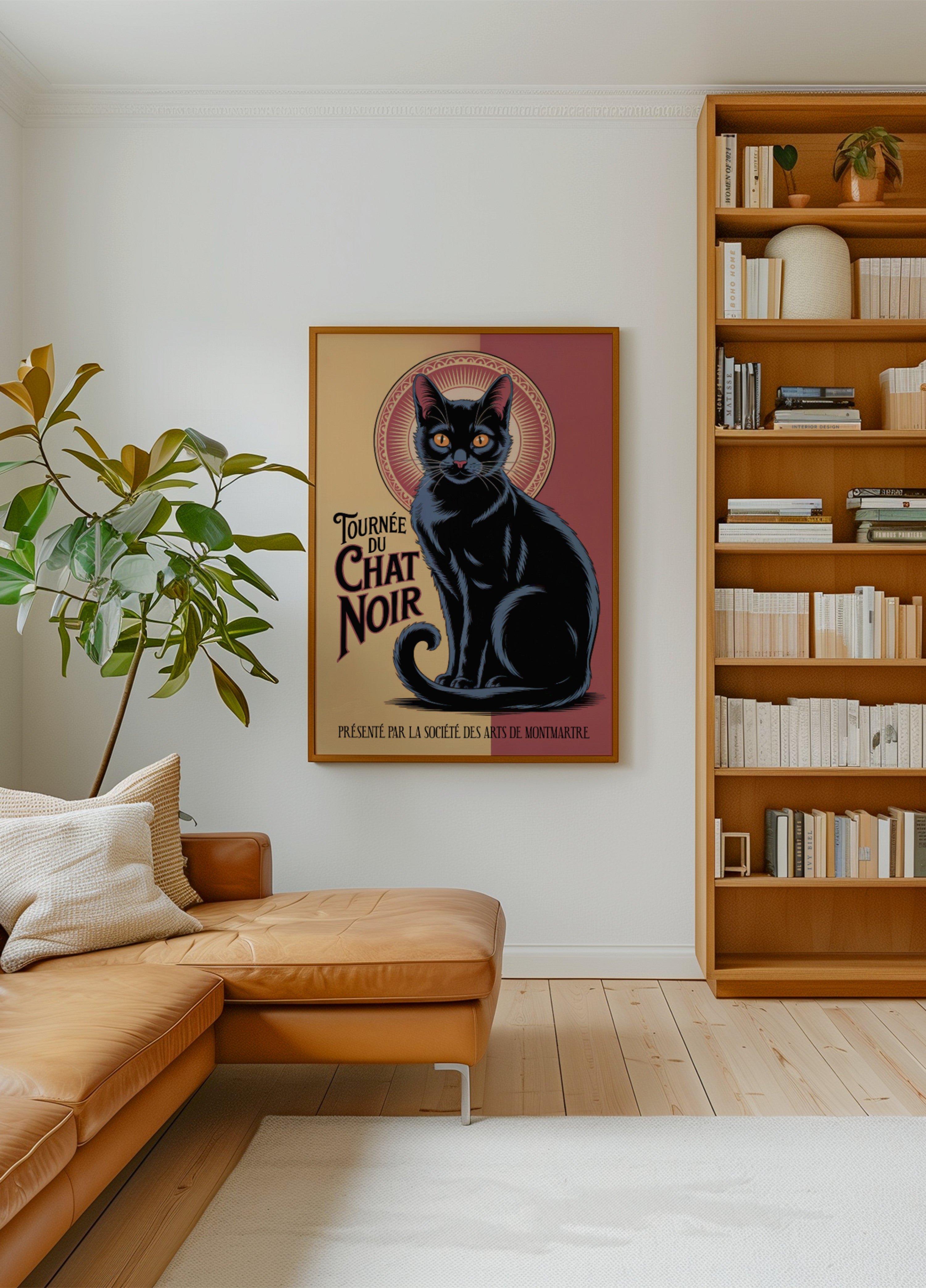 Chat Noir Français Vintage