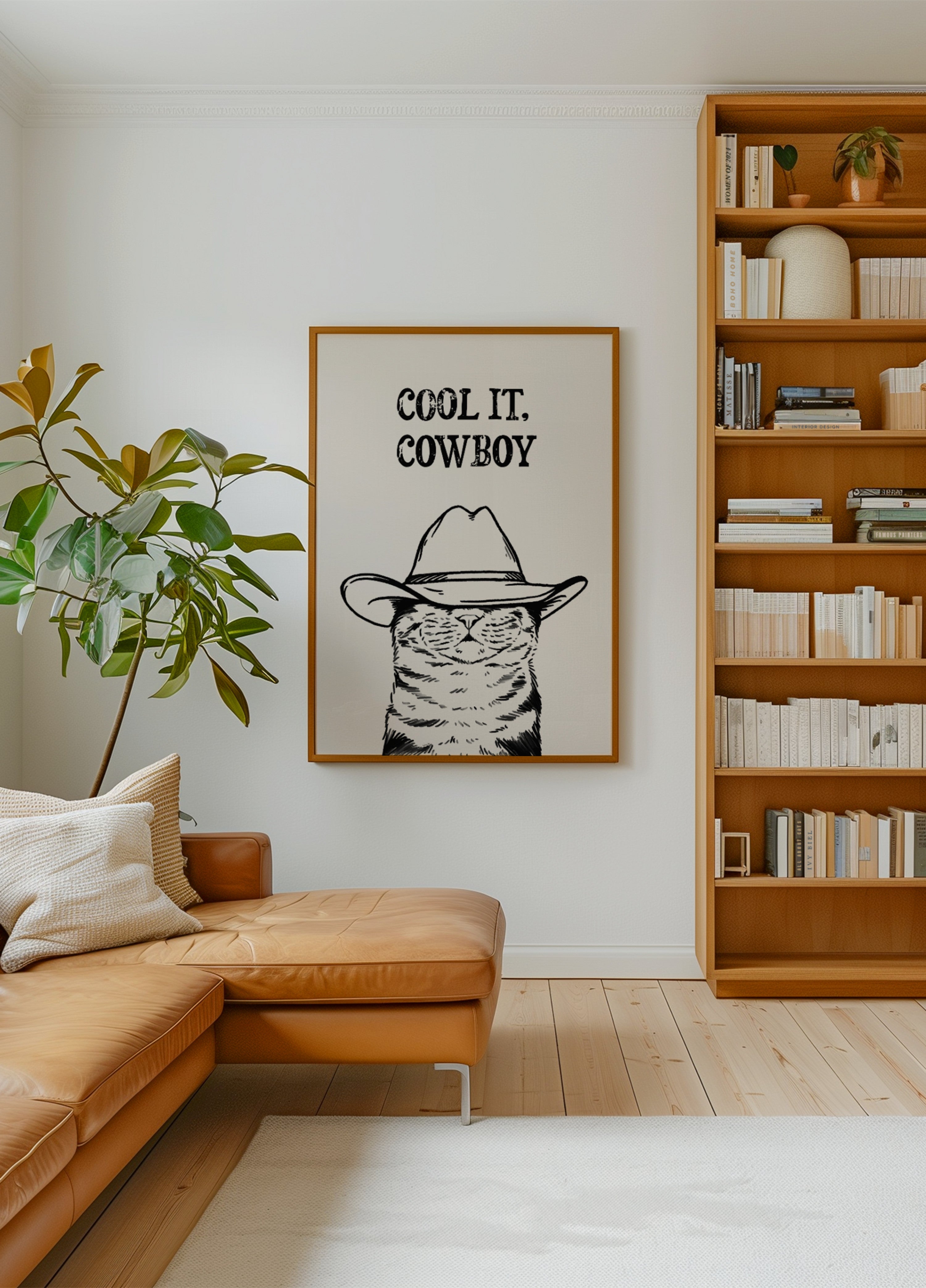 Cool le chat cowboy