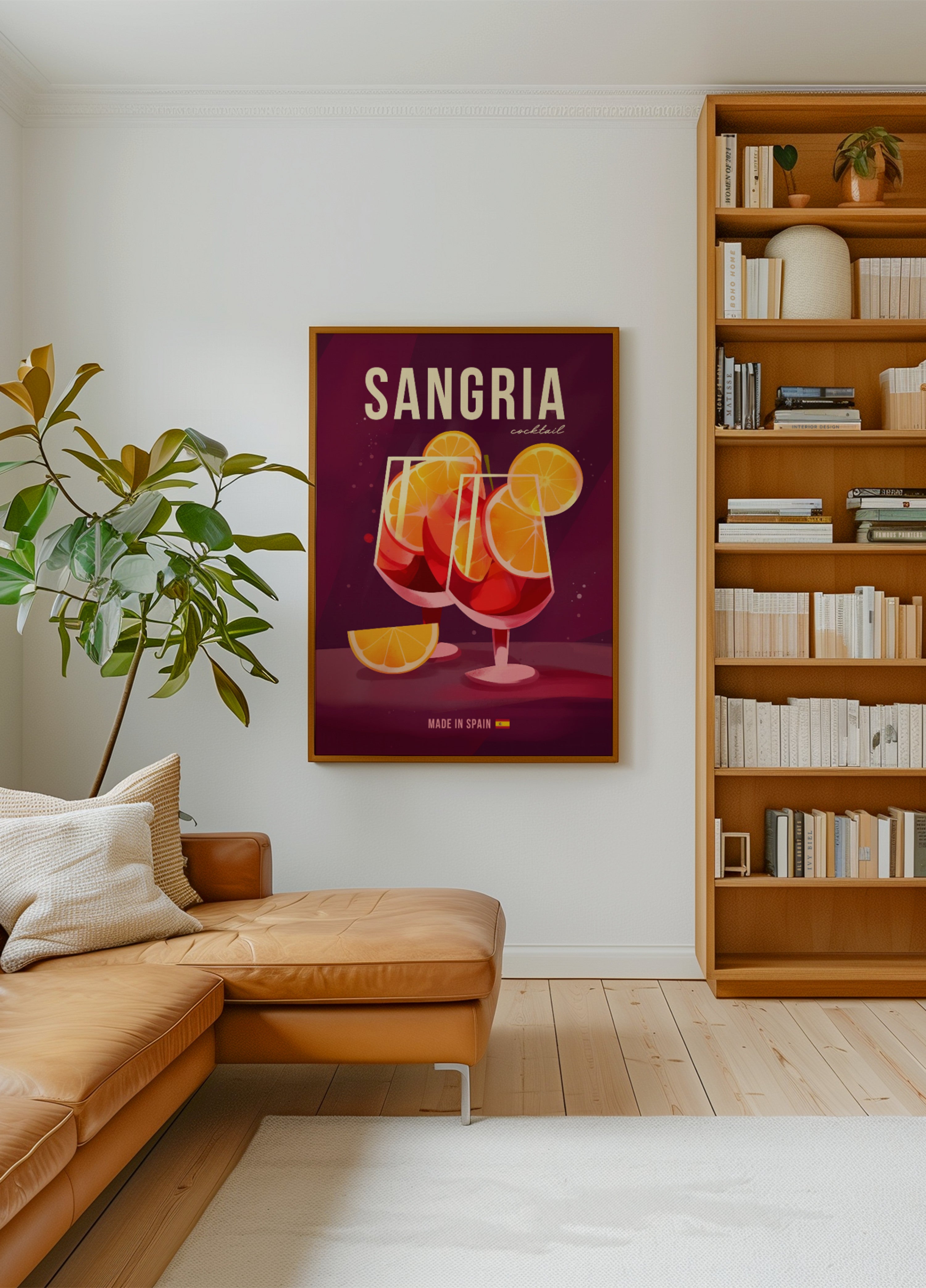 Cocktail de sangria rafraîchissant