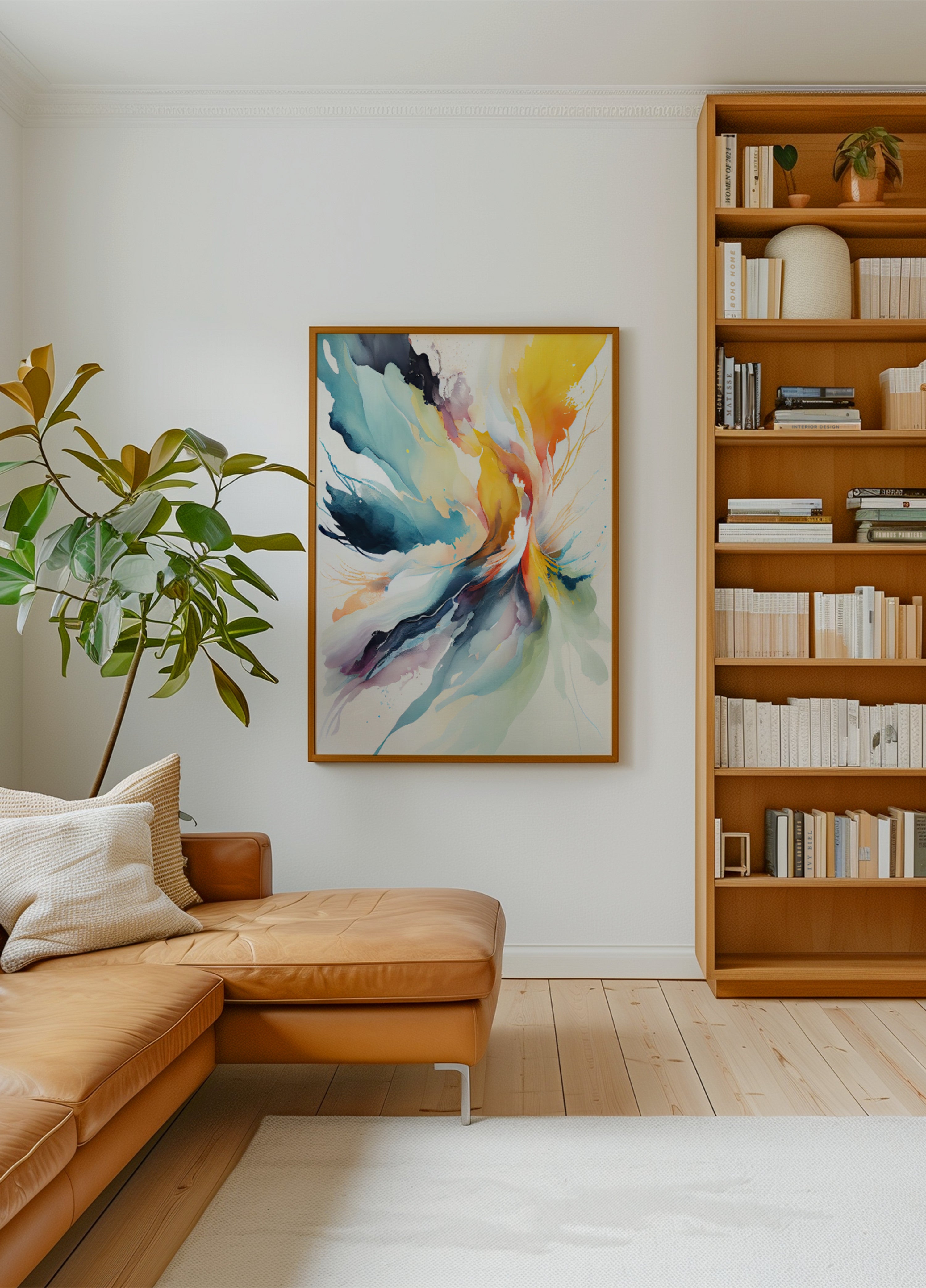 Flux abstrait vibrant